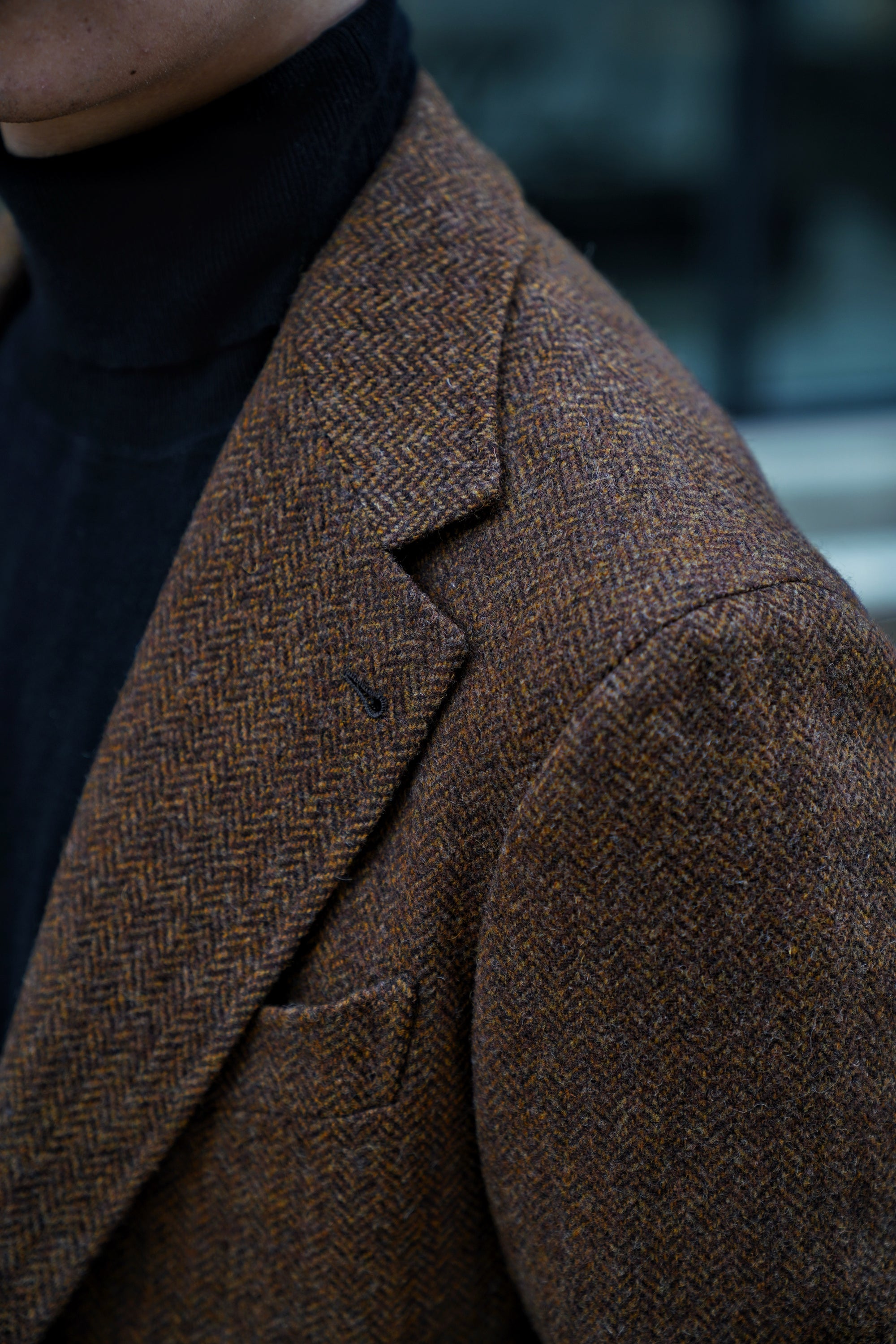 MTO Rusty Herringbone Tweed Jacket #170