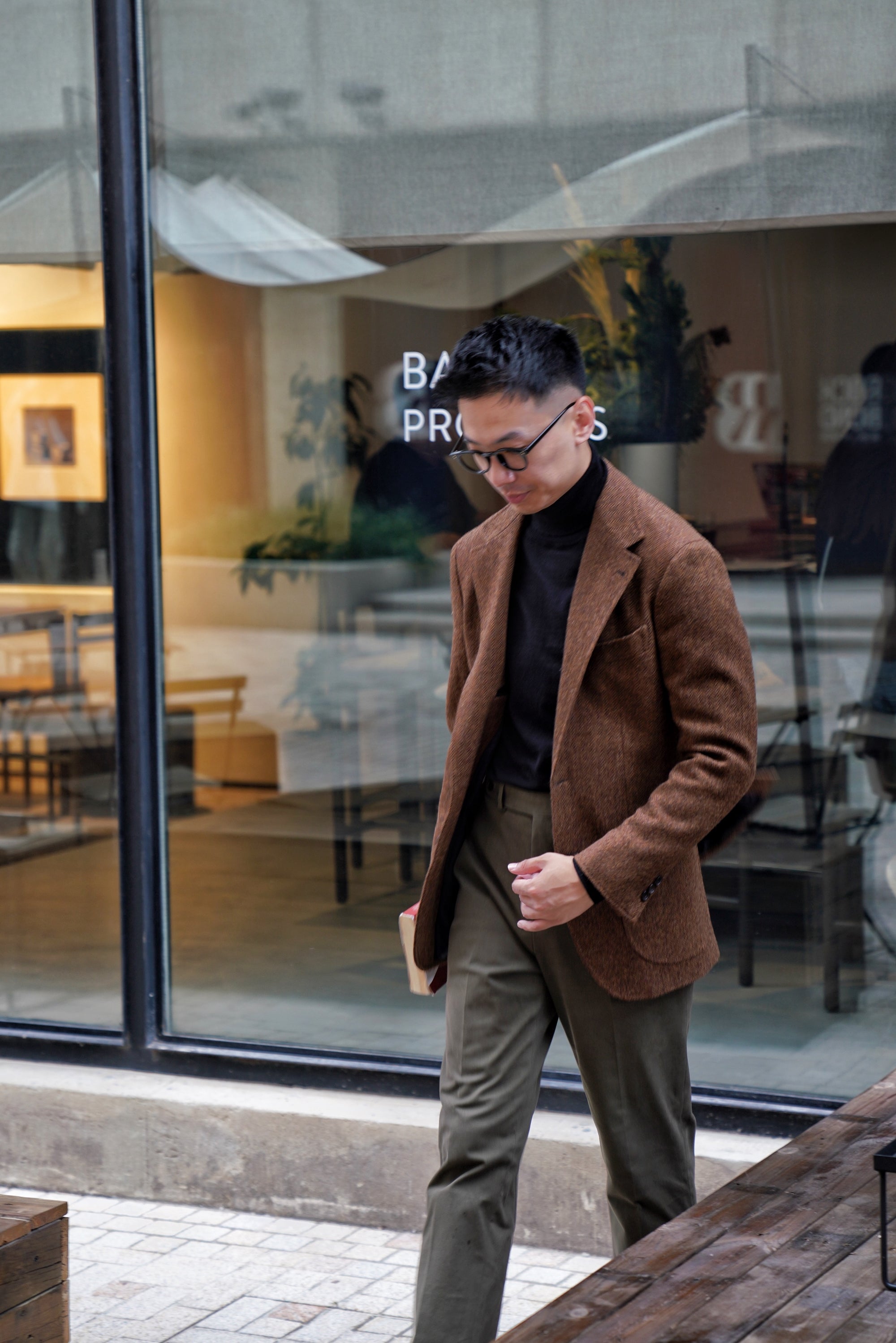 MTO Rusty Herringbone Tweed Jacket #170