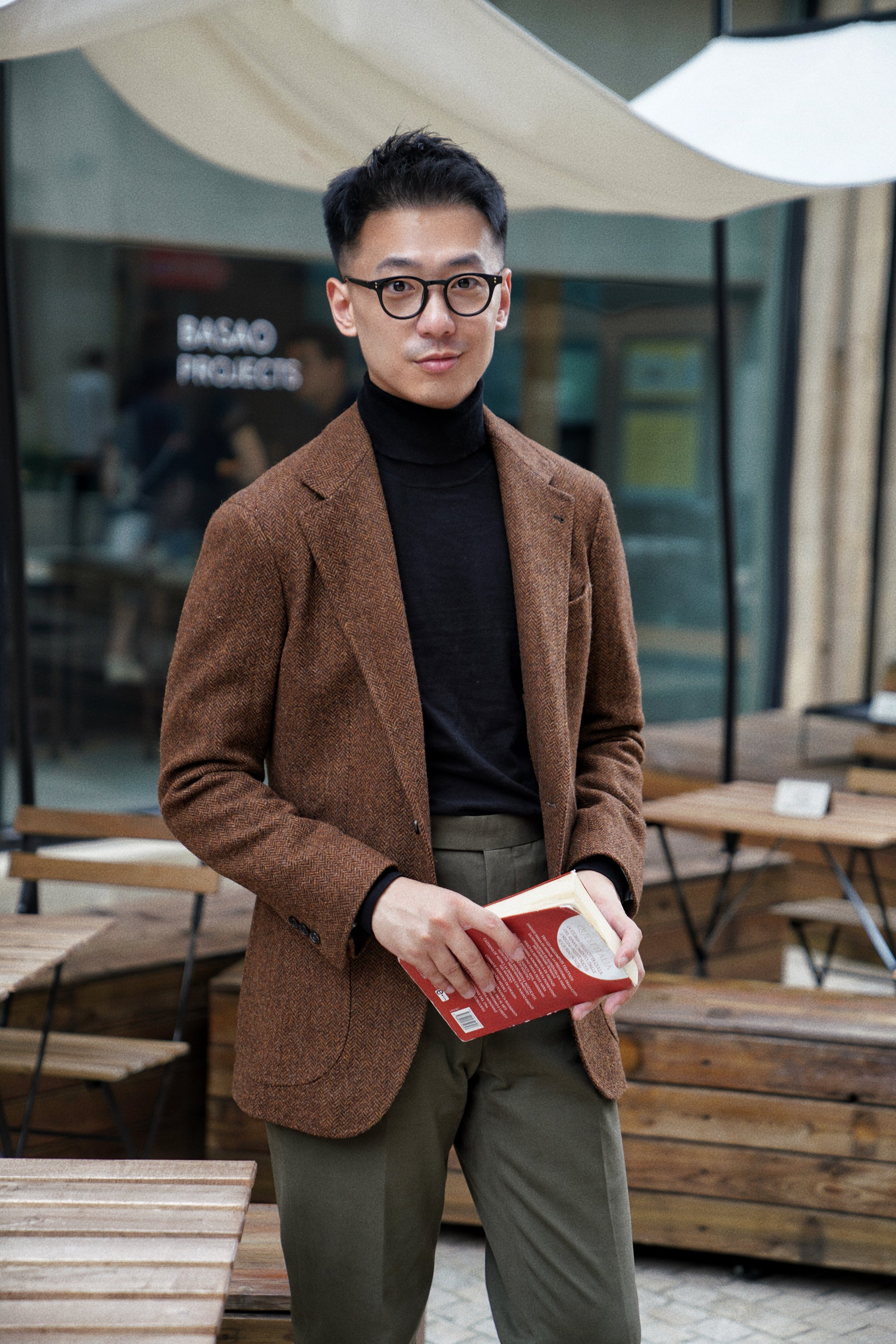 MTO Rusty Herringbone Tweed Jacket #170