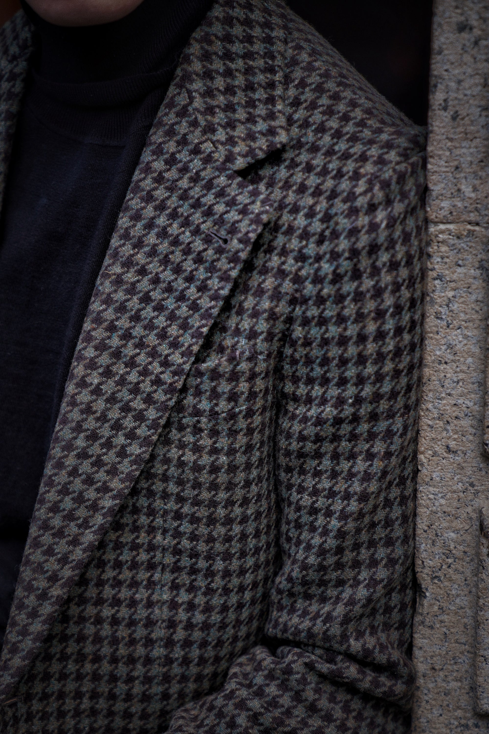 MTO Olive Brown Houndstooth Jacket #239