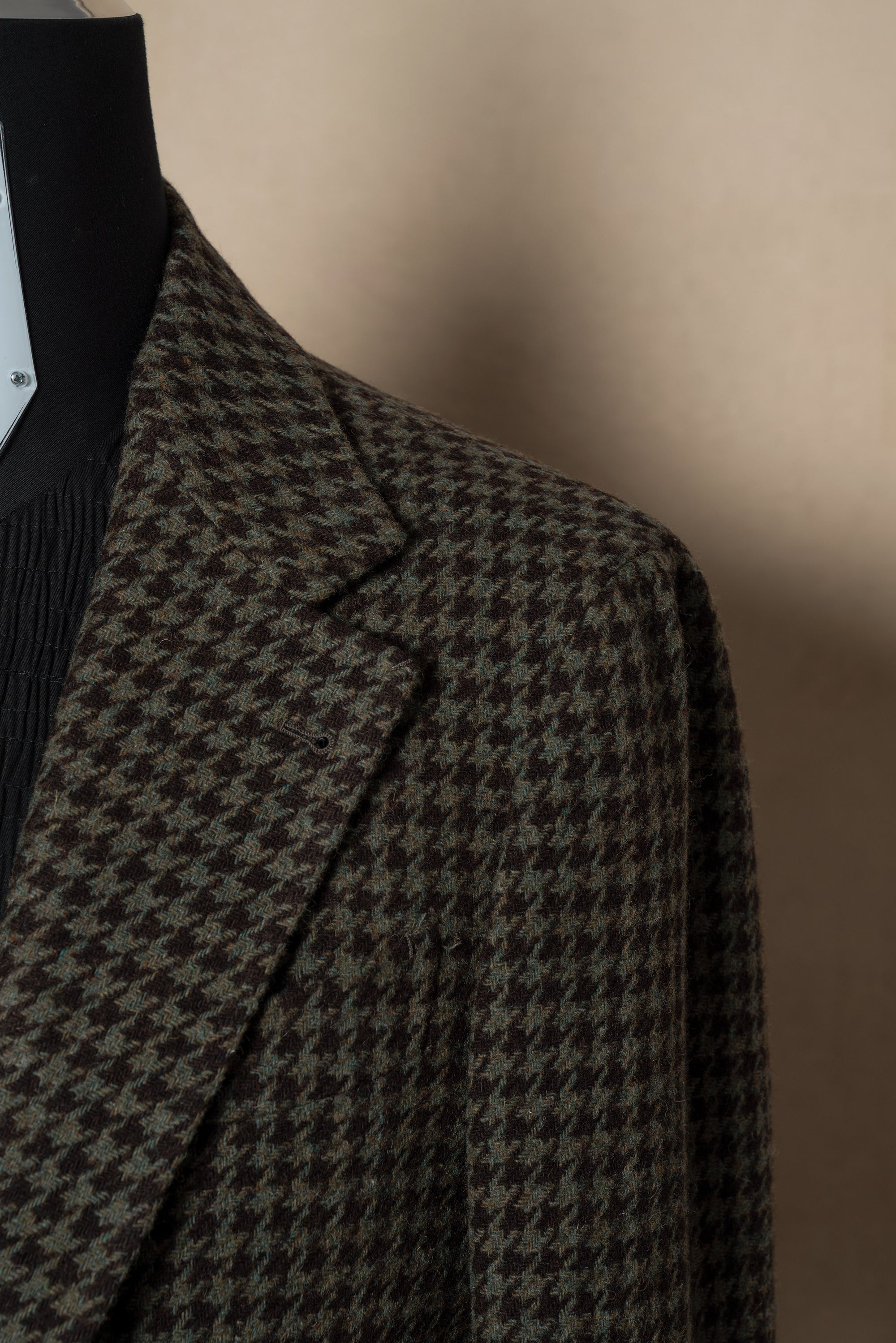 MTO Olive Brown Houndstooth Jacket #239