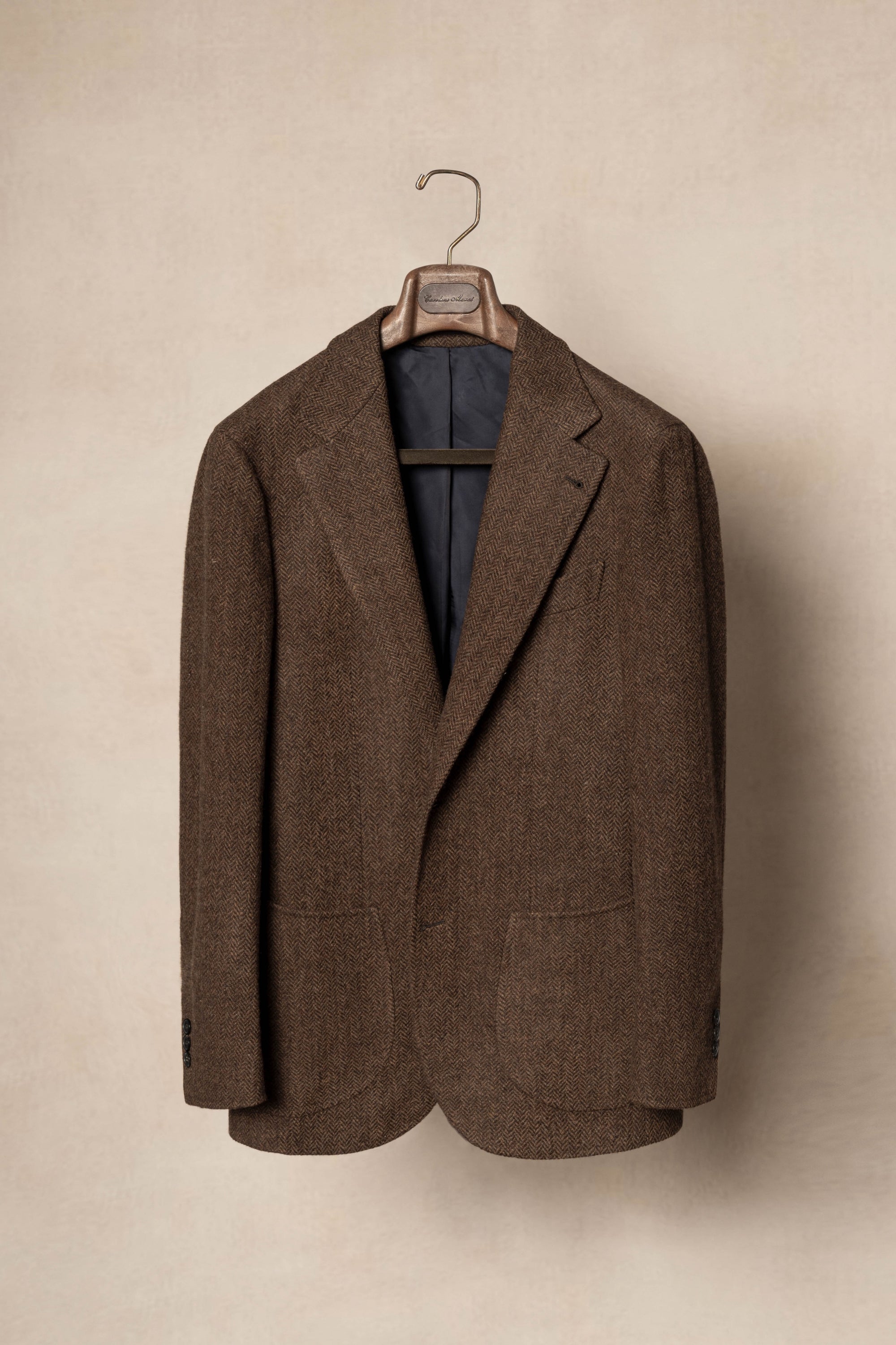 MTO Rusty Herringbone Tweed Jacket #170