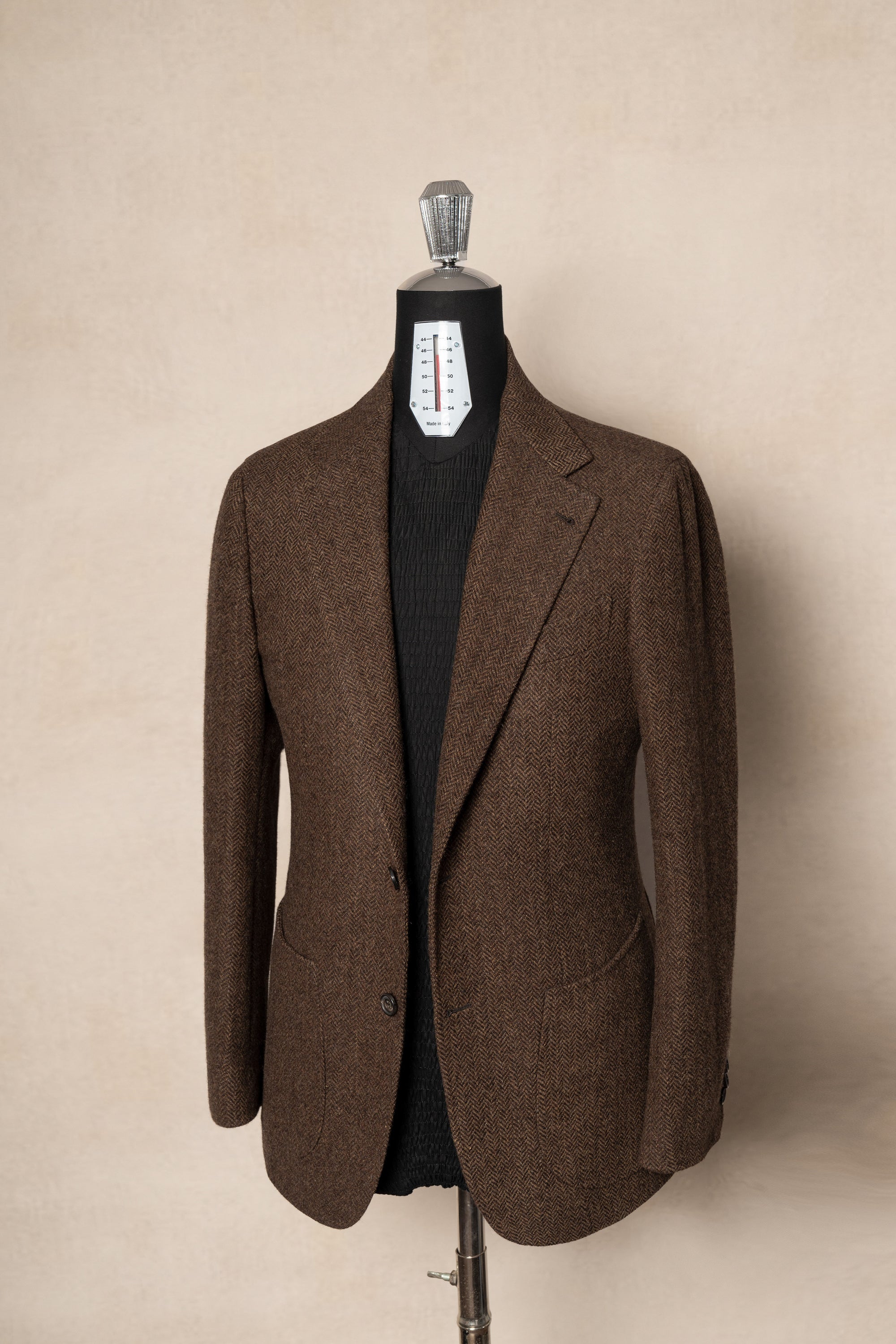 MTO Rusty Herringbone Tweed Jacket #170
