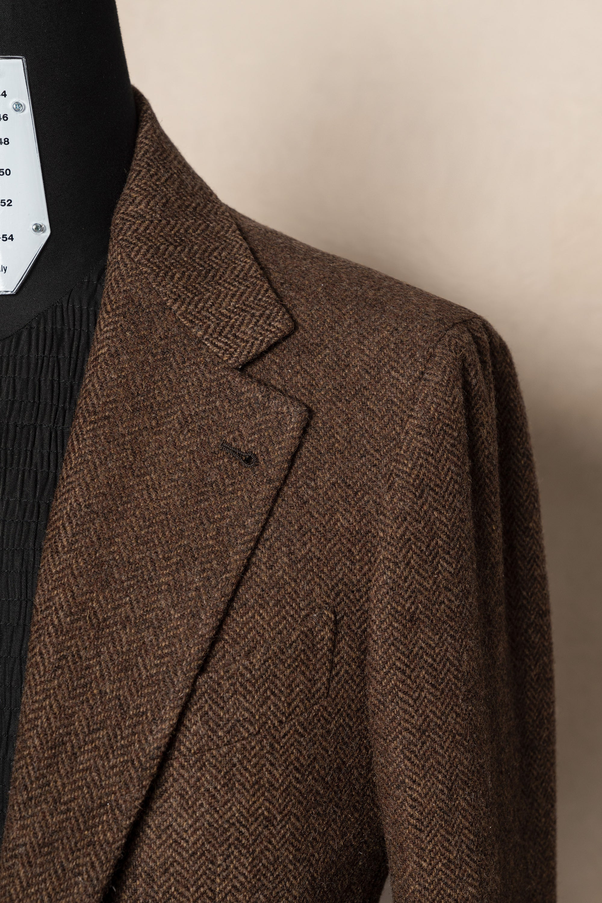 MTO Rusty Herringbone Tweed Jacket #170