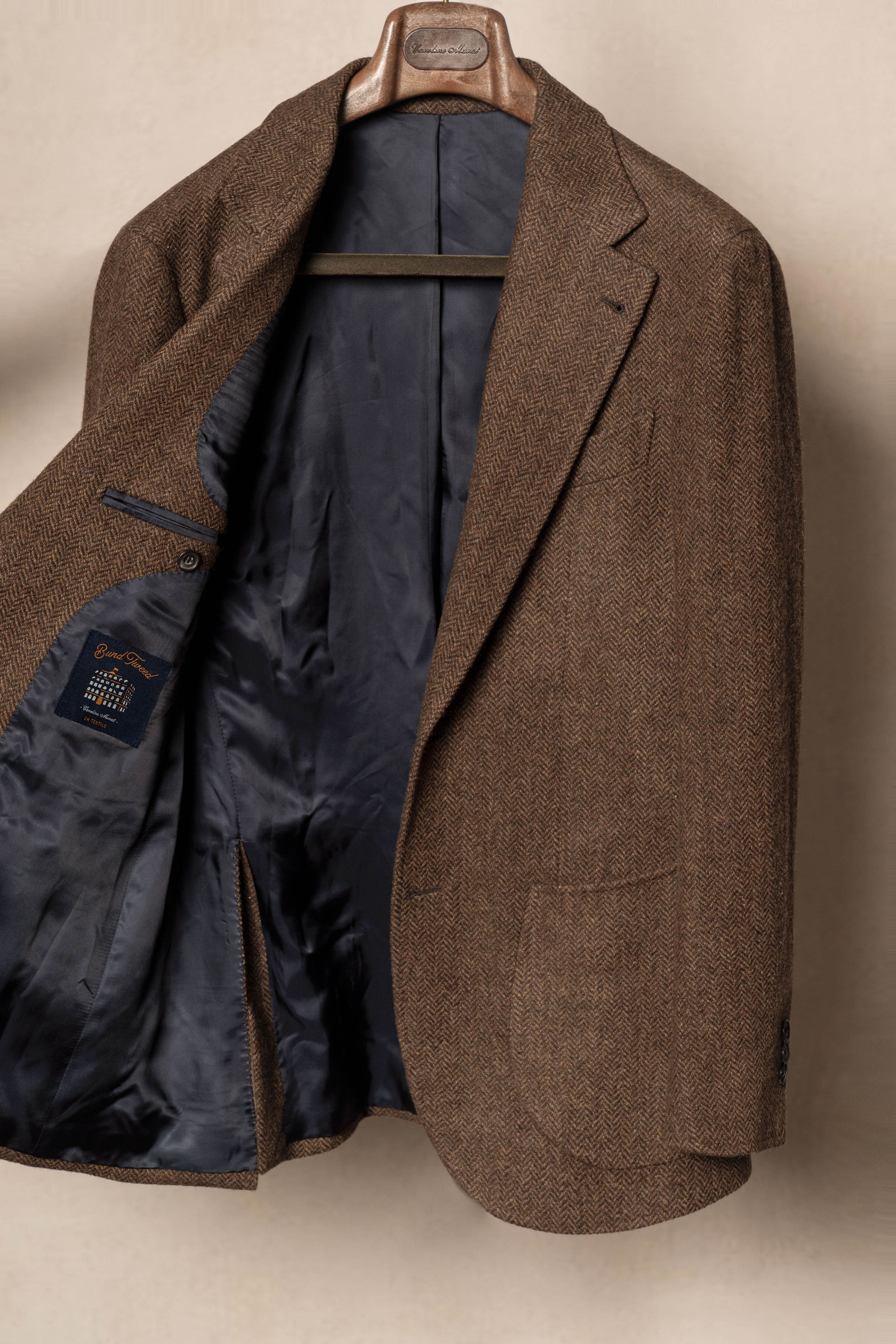 MTO Rusty Herringbone Tweed Jacket #170