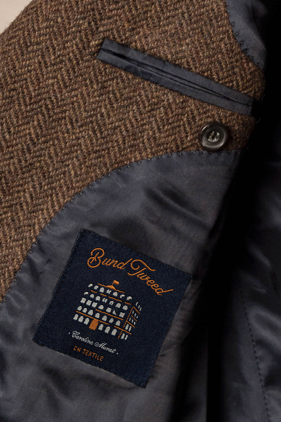 MTO Rusty Herringbone Tweed Jacket #170