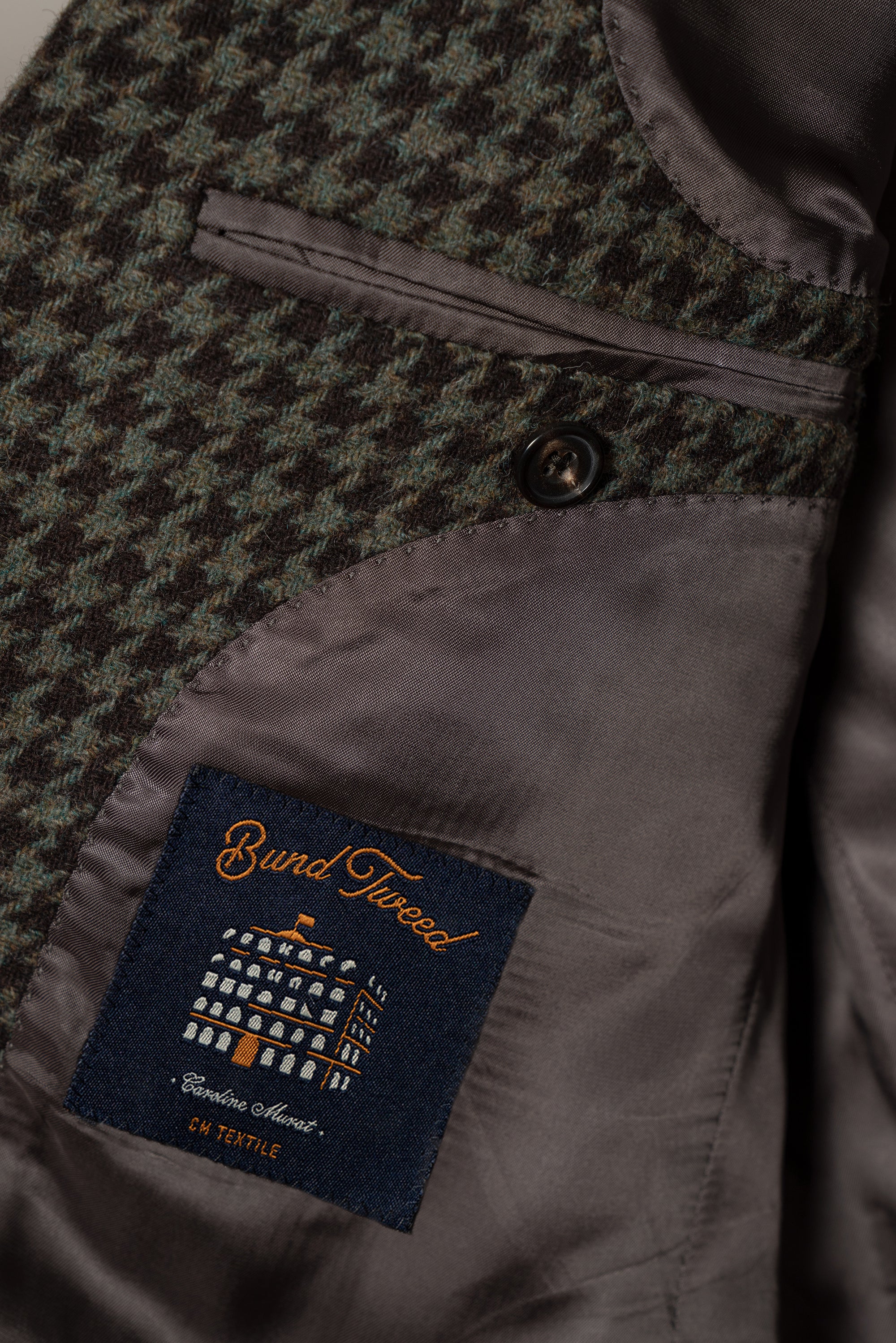 MTO Olive Brown Houndstooth Jacket #239