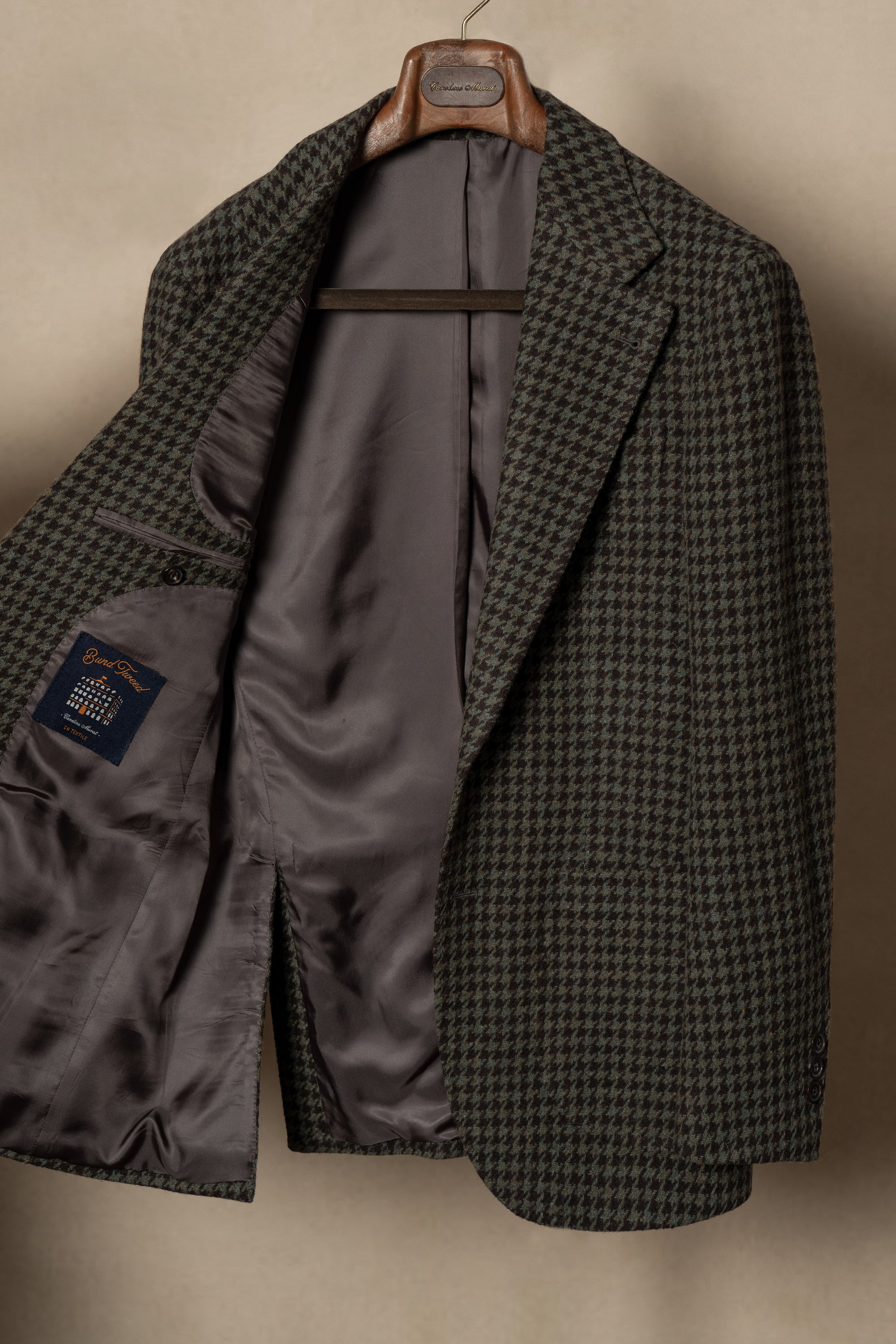 MTO Olive Brown Houndstooth Jacket #239