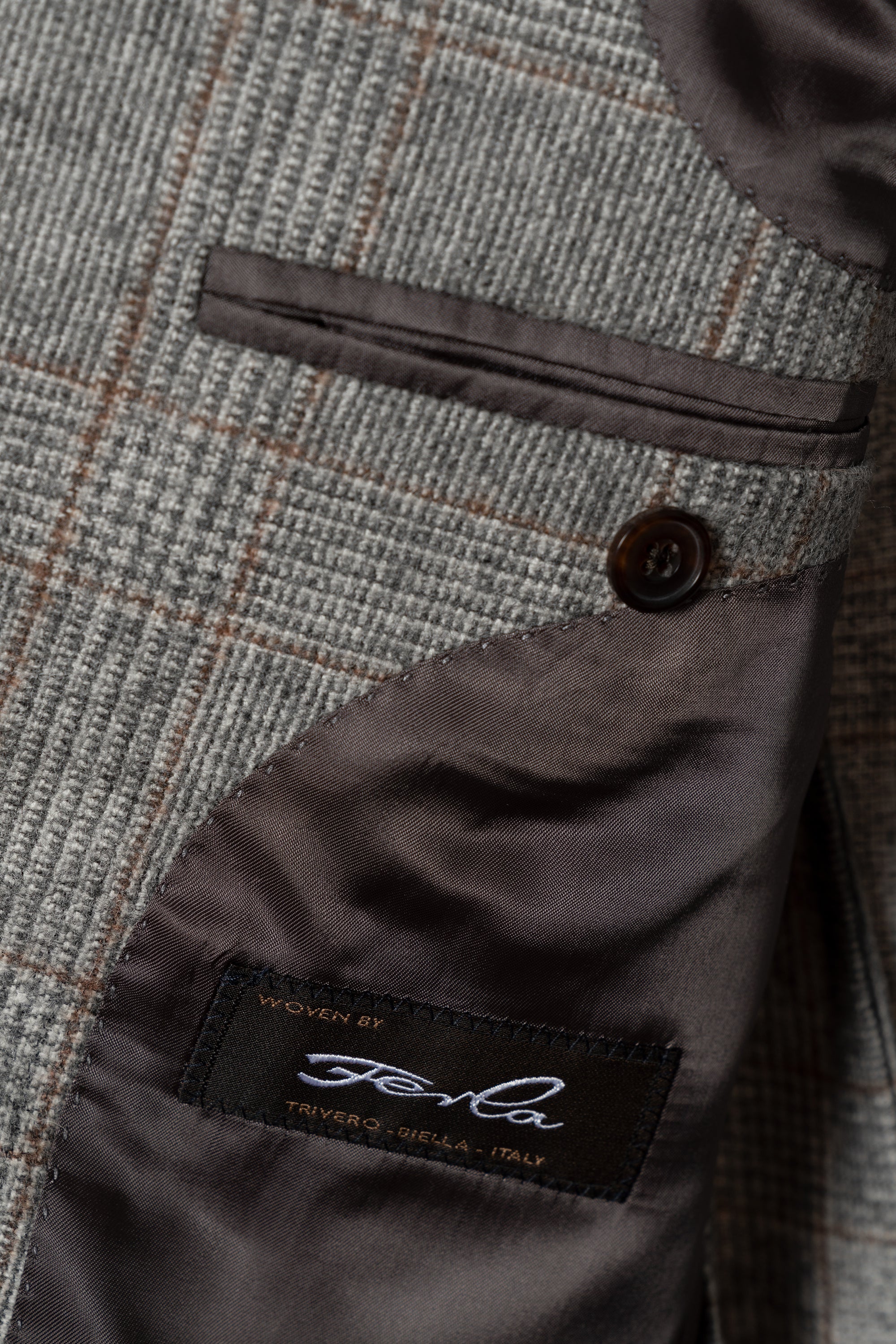 Light Grey Glen Check Jacket #284