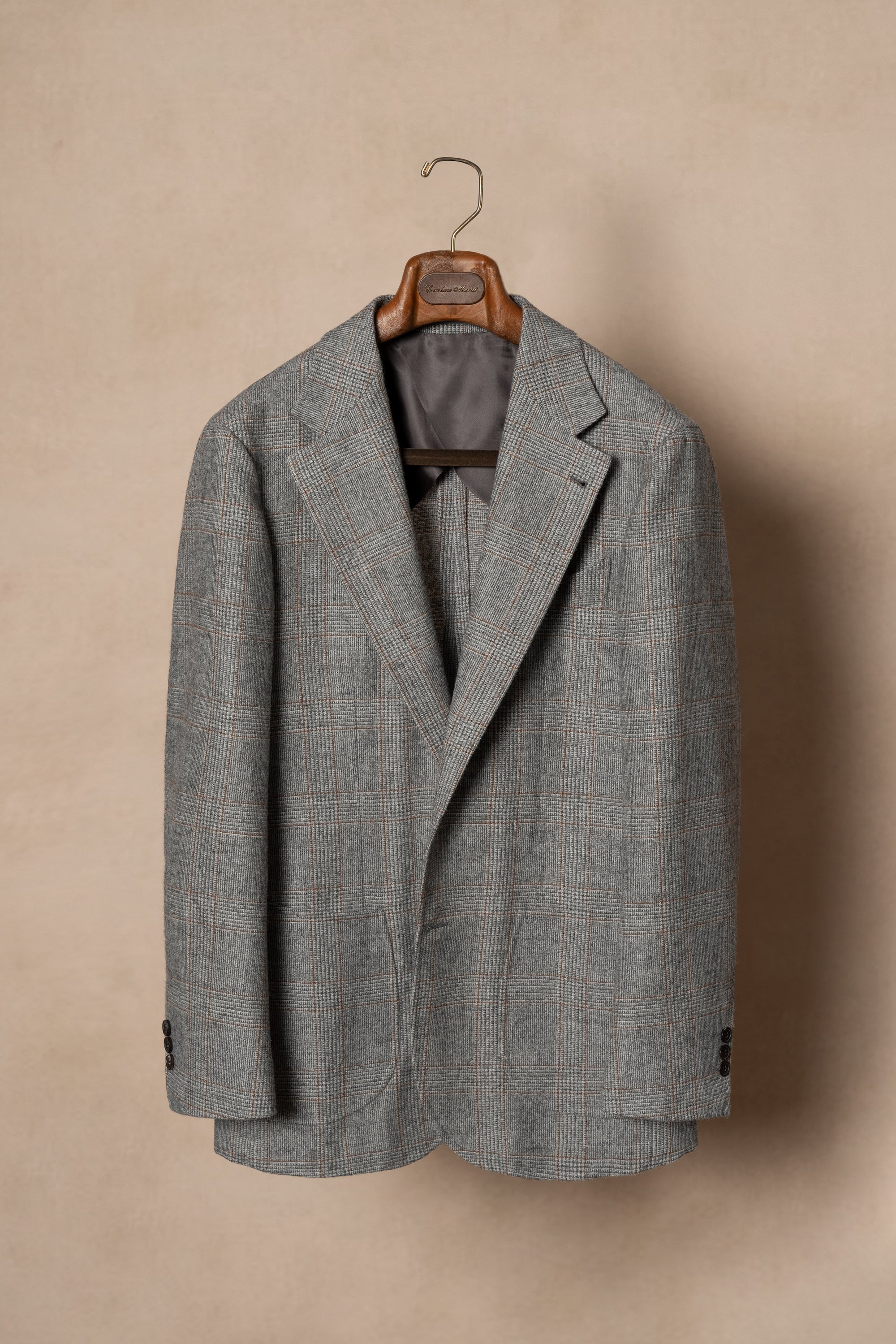 Light Grey Glen Check Jacket #284