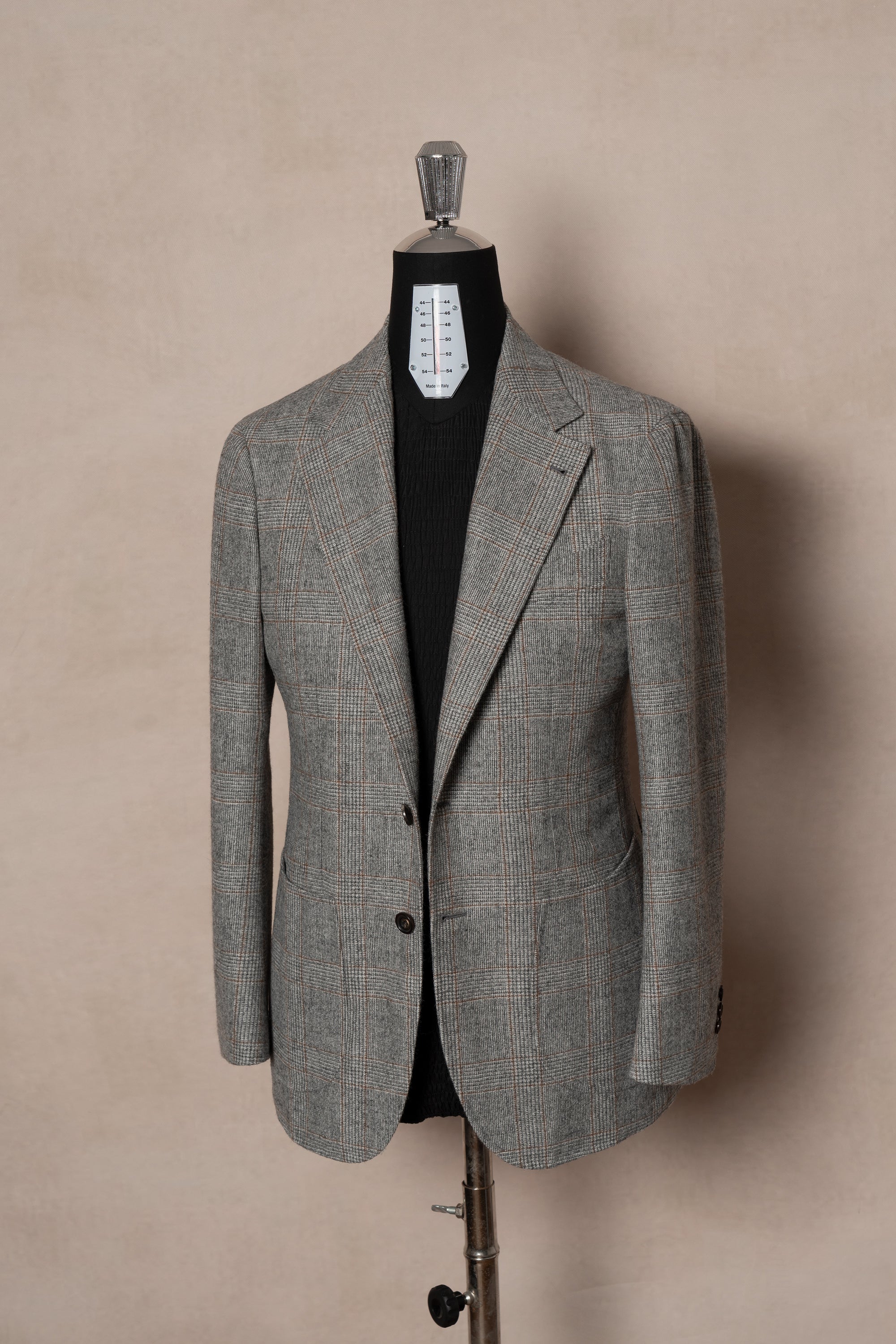Light Grey Glen Check Jacket #284