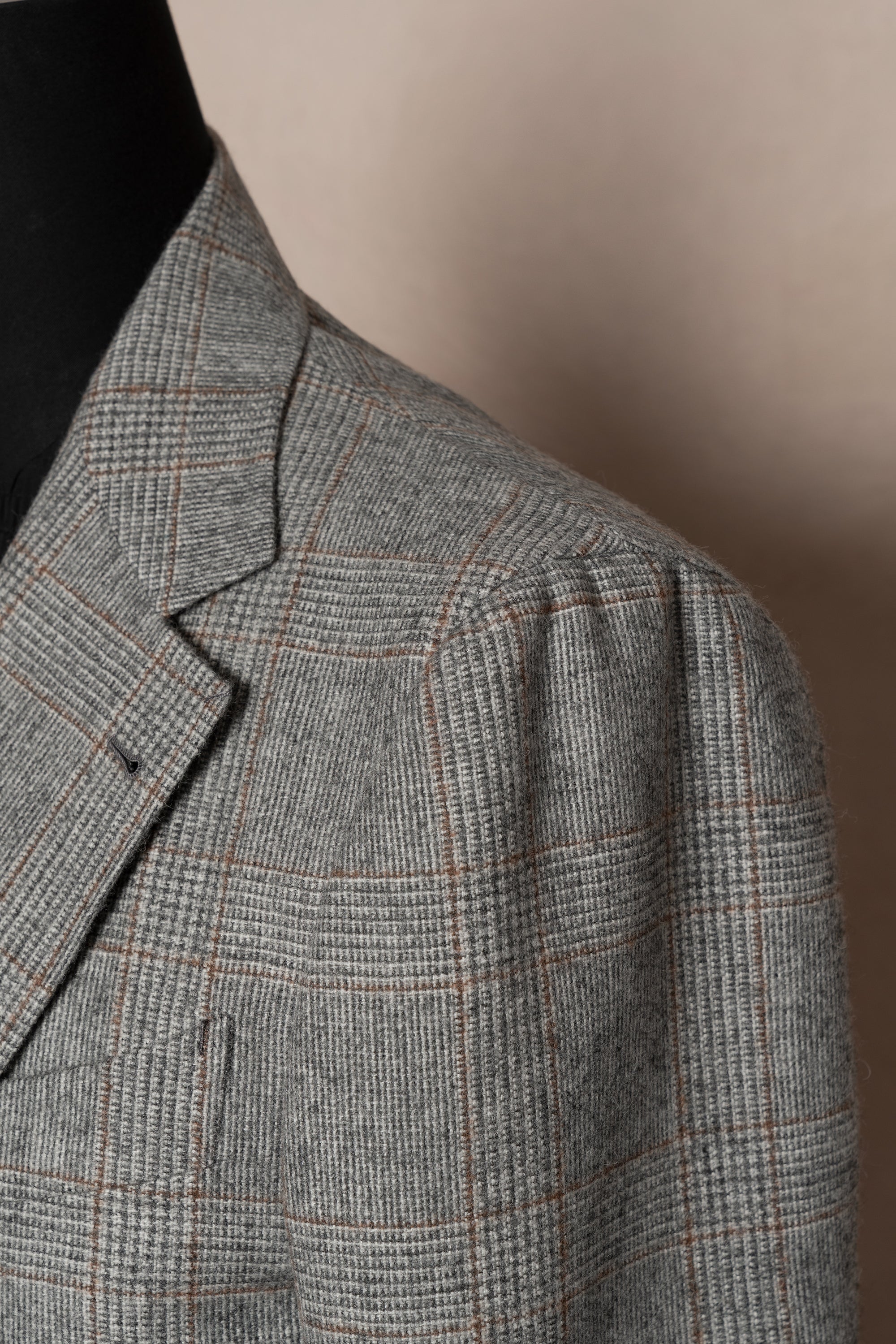 Light Grey Glen Check Jacket #284