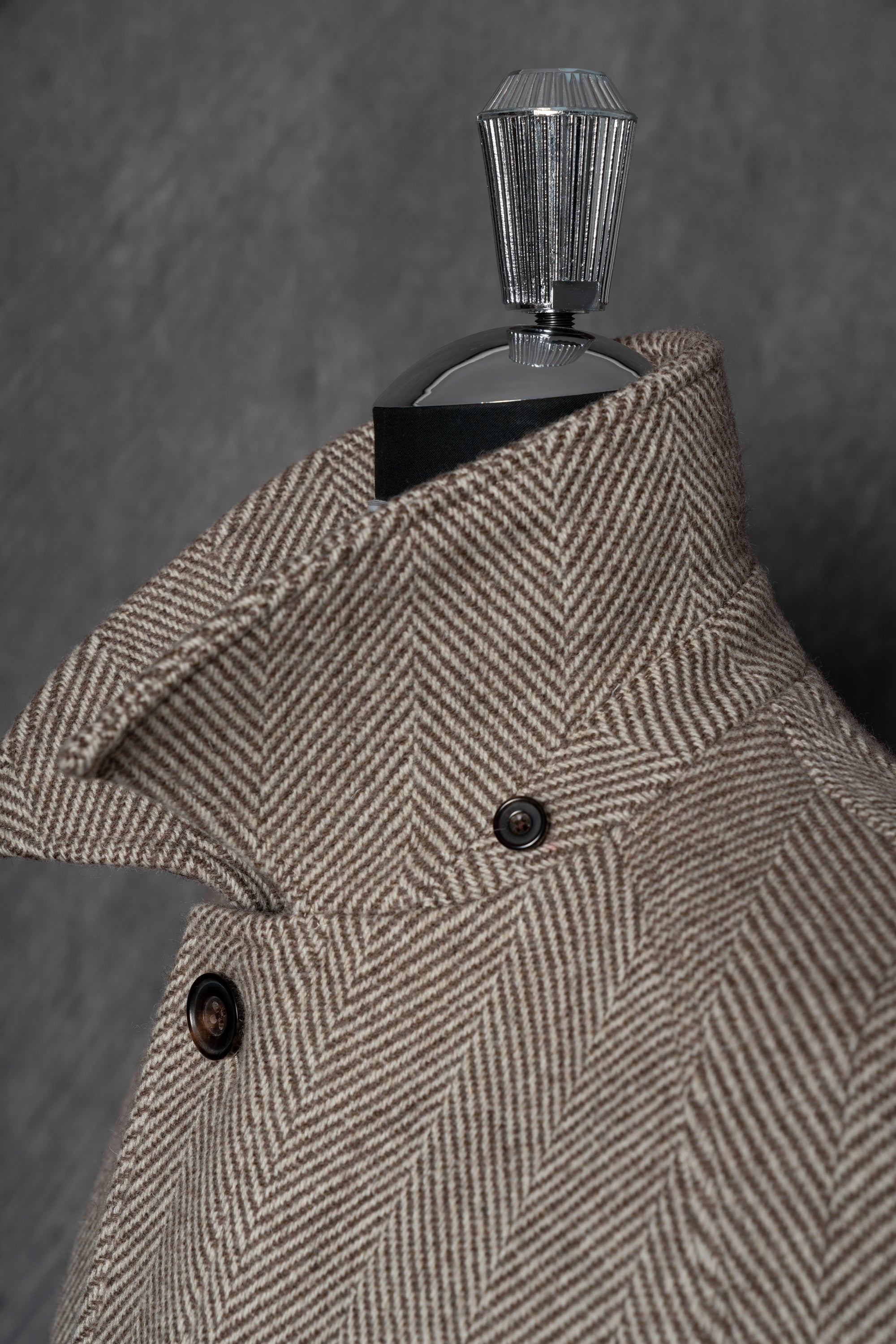 MTO Light Camel Wool Alpaca Balmacaan Coat