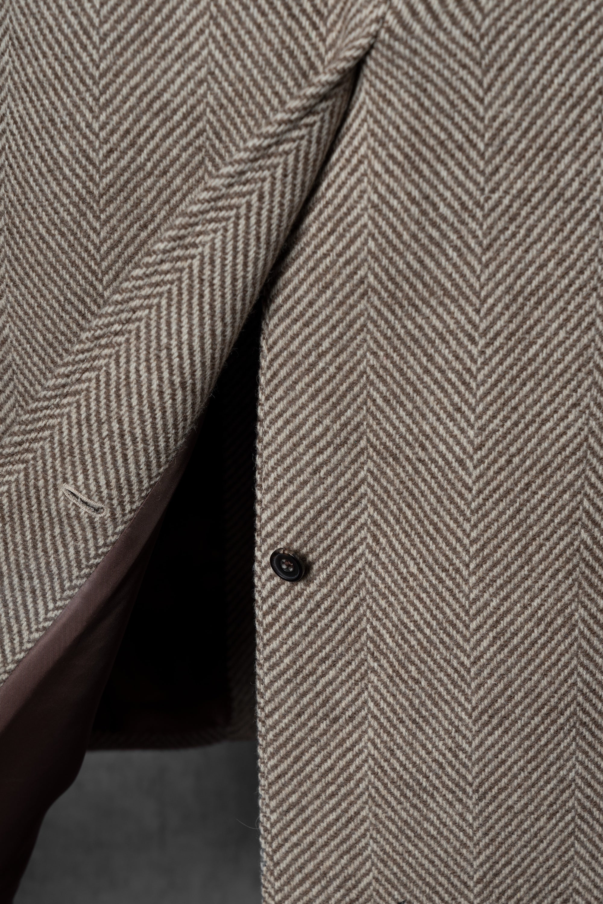 MTO Light Camel Wool Alpaca Balmacaan Coat
