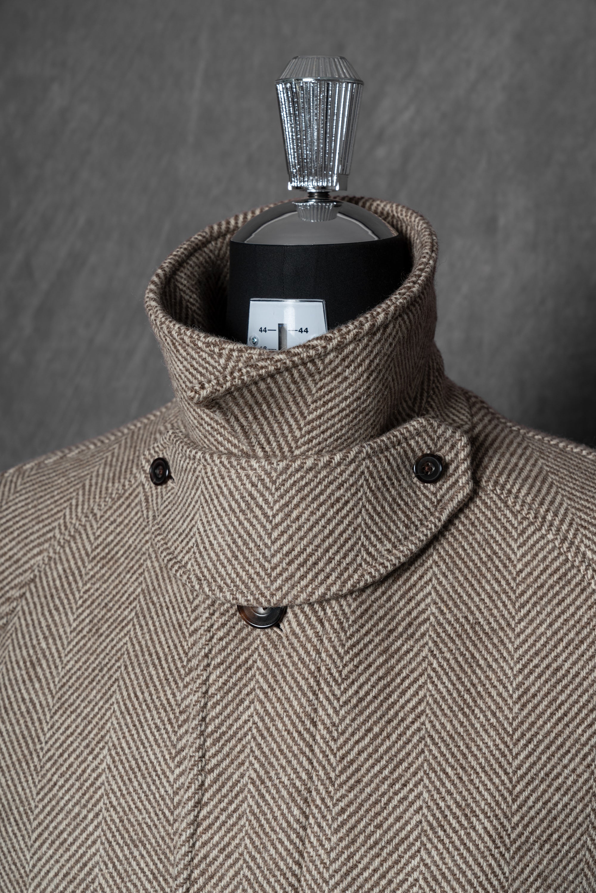 MTO Light Camel Wool Alpaca Balmacaan Coat