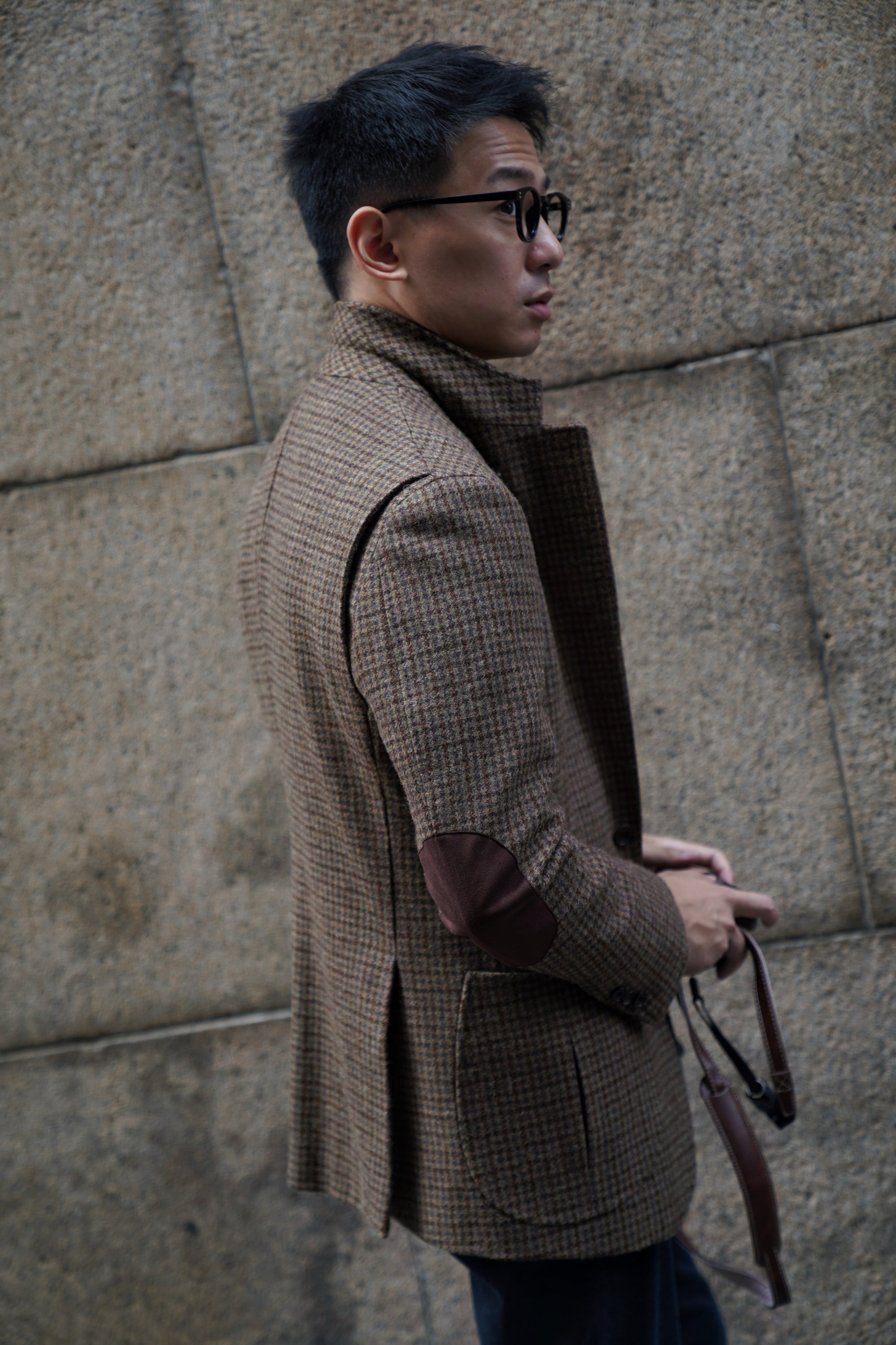 MTO Sage Houndstooth Tweed Hunting Jacket #281