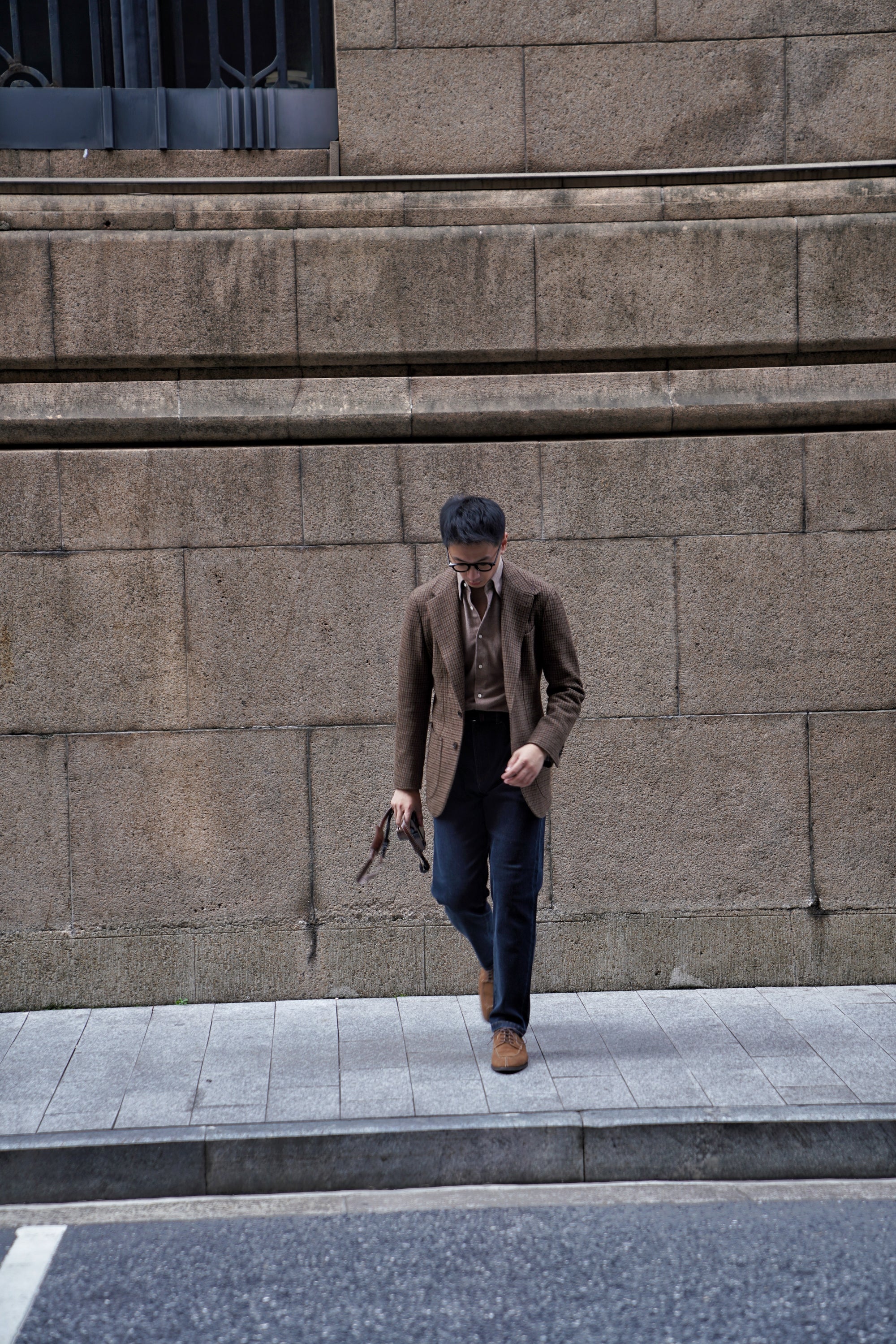 MTO Sage Houndstooth Tweed Hunting Jacket #281