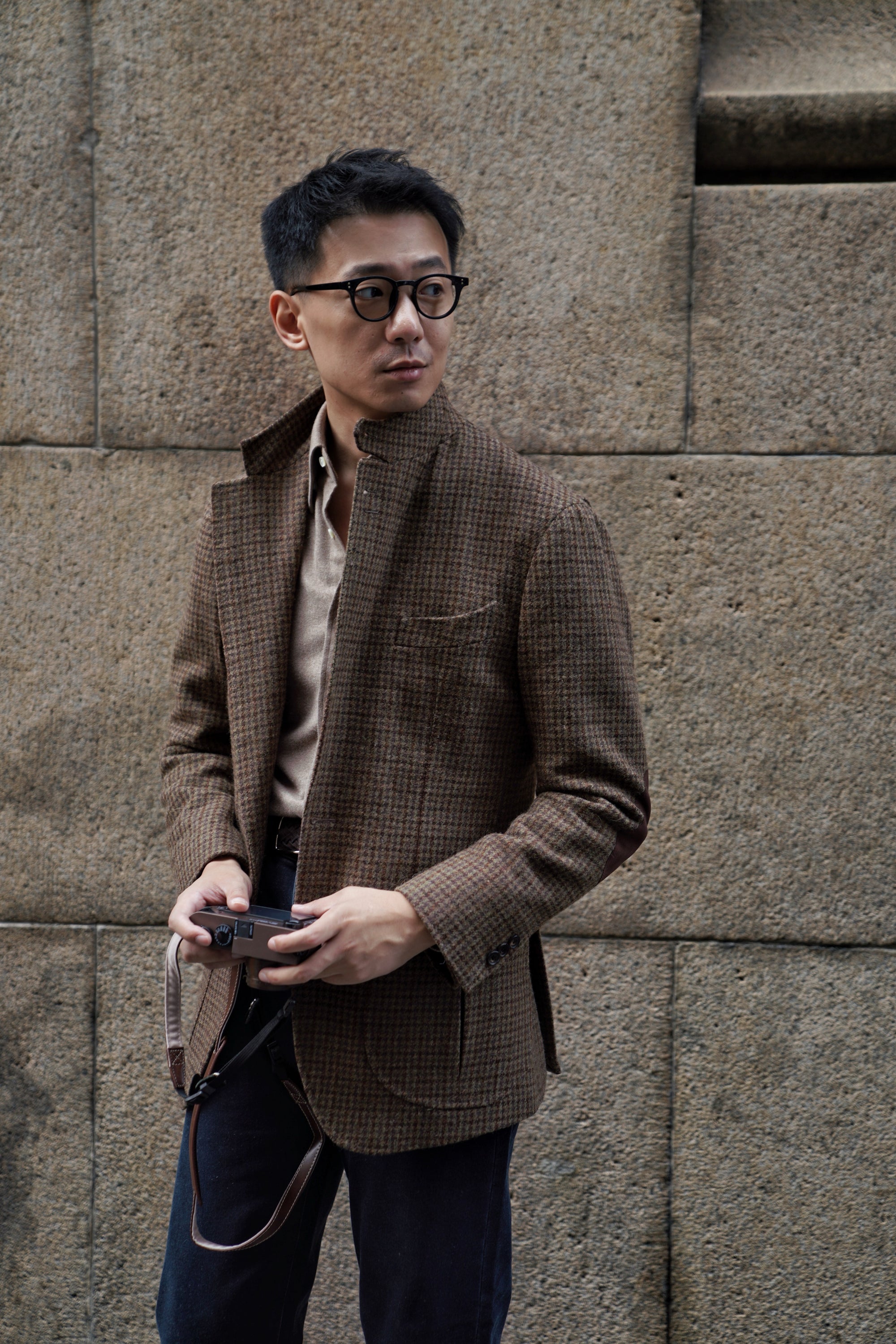MTO Sage Houndstooth Tweed Hunting Jacket #281
