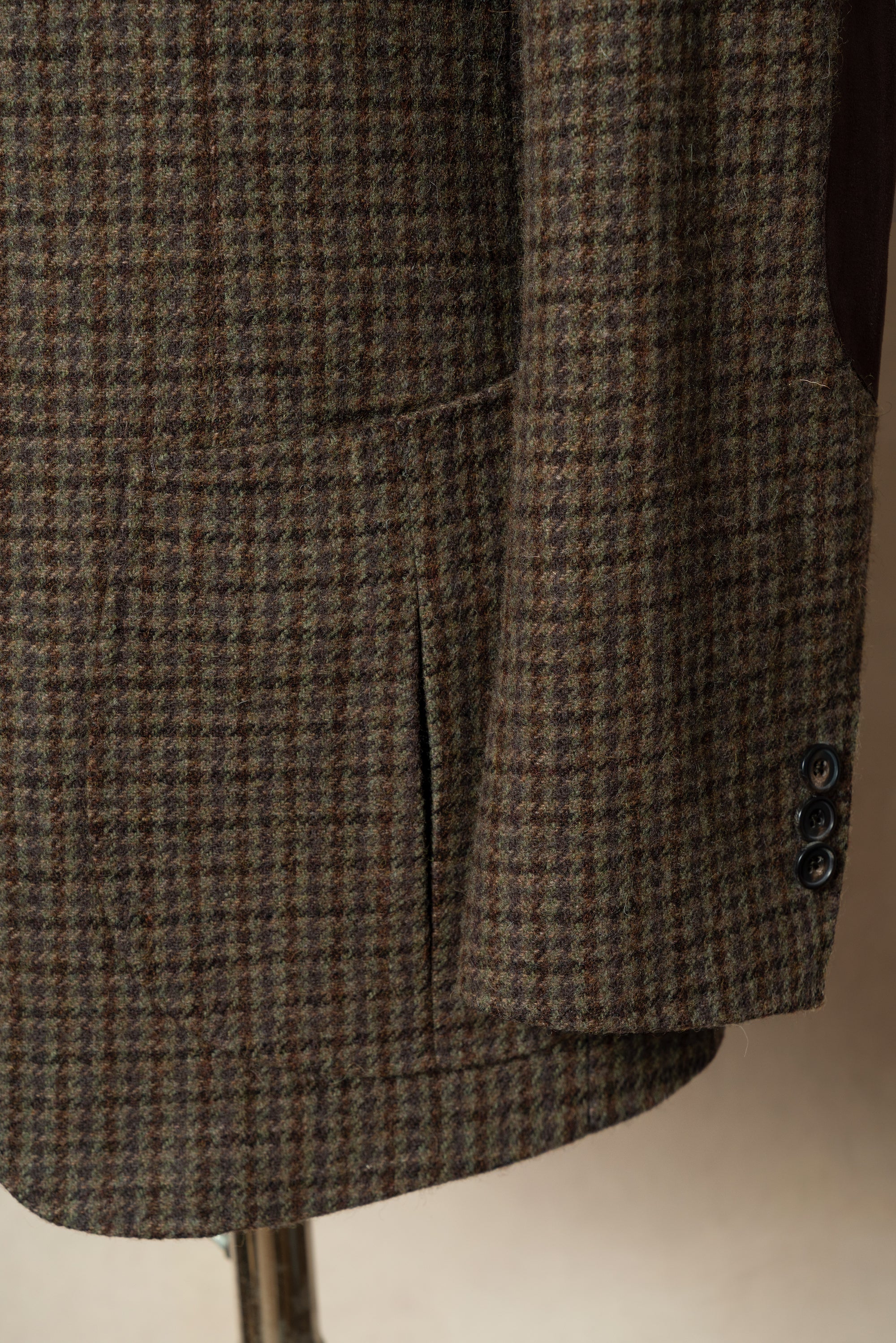 MTO Sage Houndstooth Tweed Hunting Jacket #281