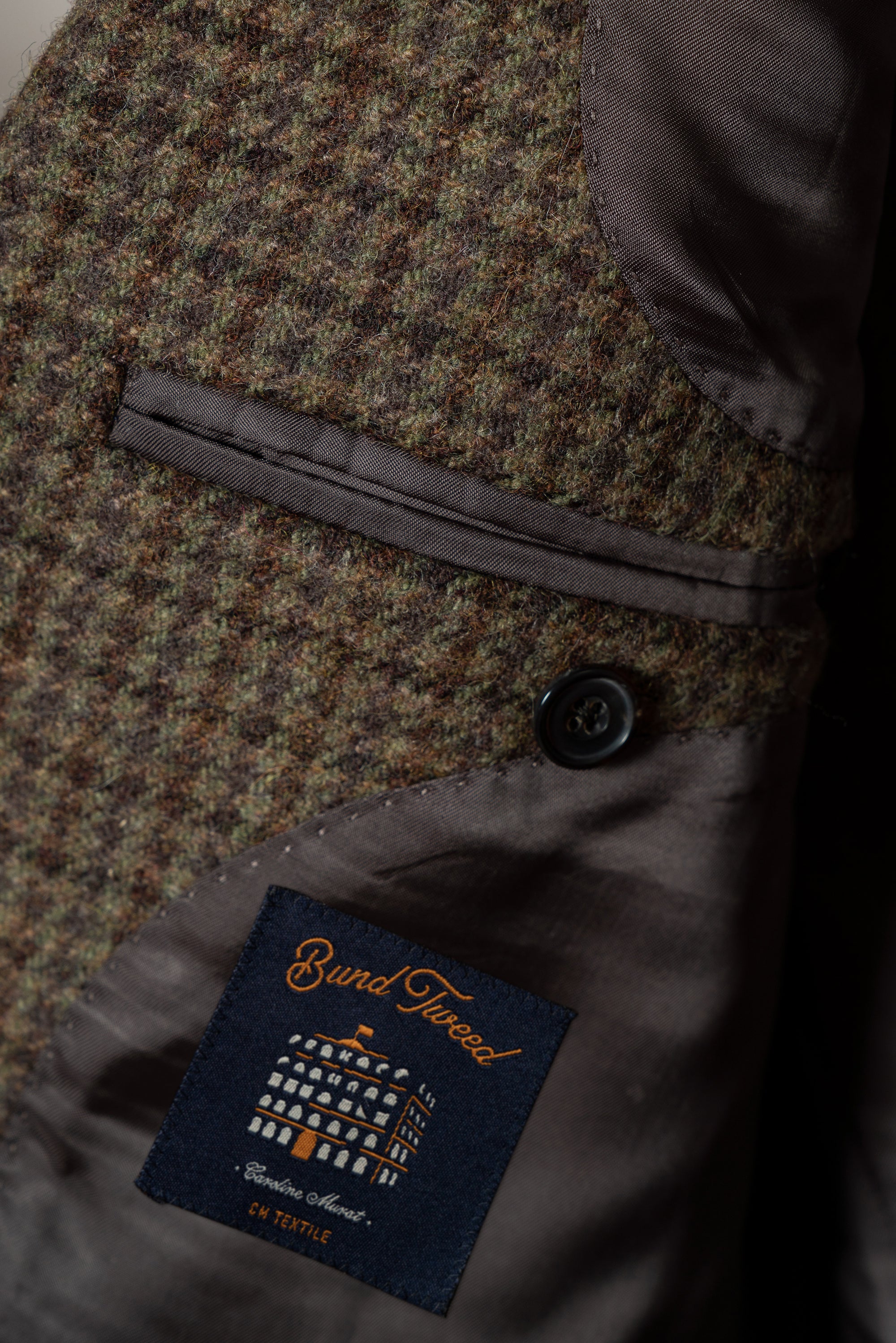 MTO Sage Houndstooth Tweed Hunting Jacket #281