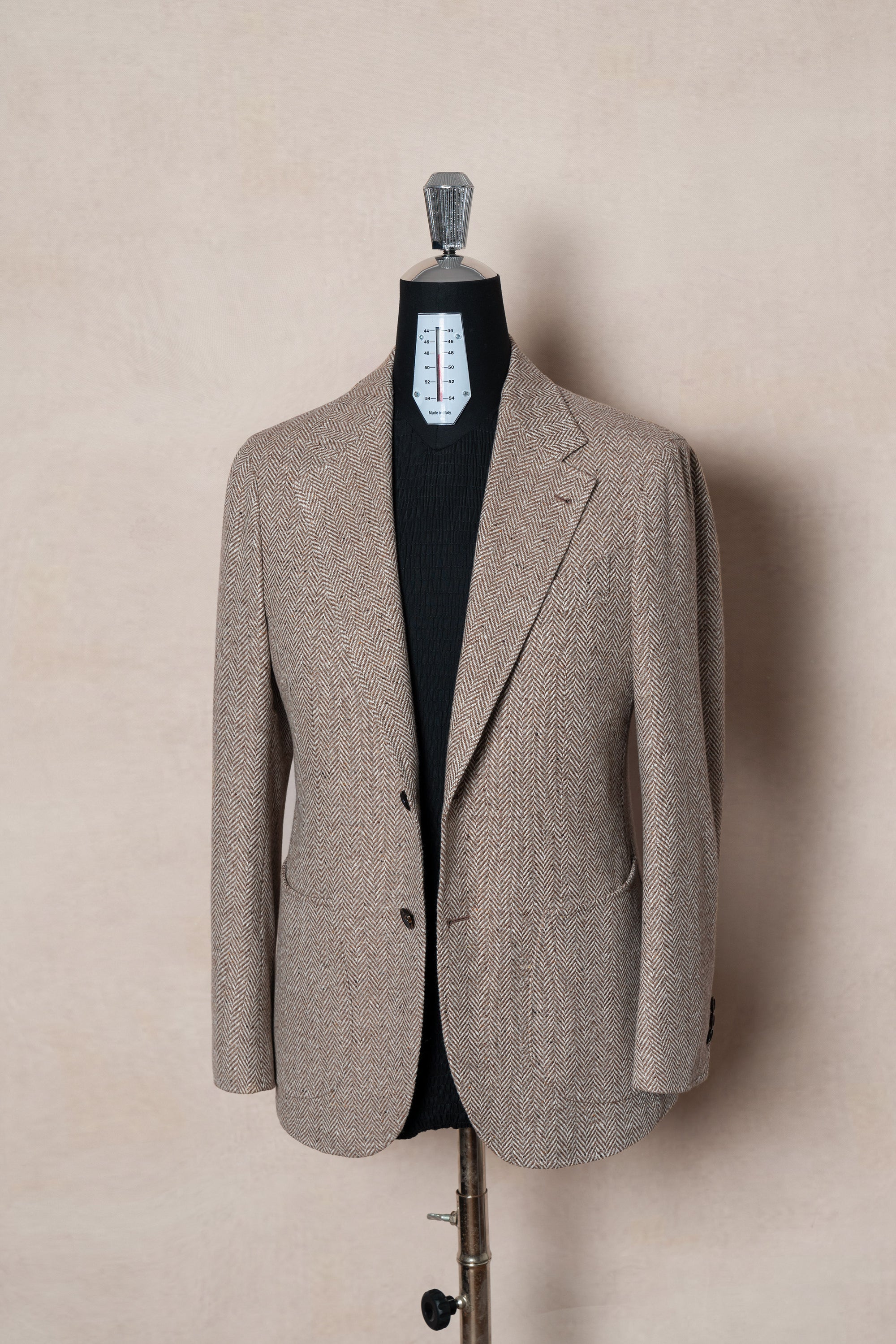 Camel Herringbone Blending Jacket #283