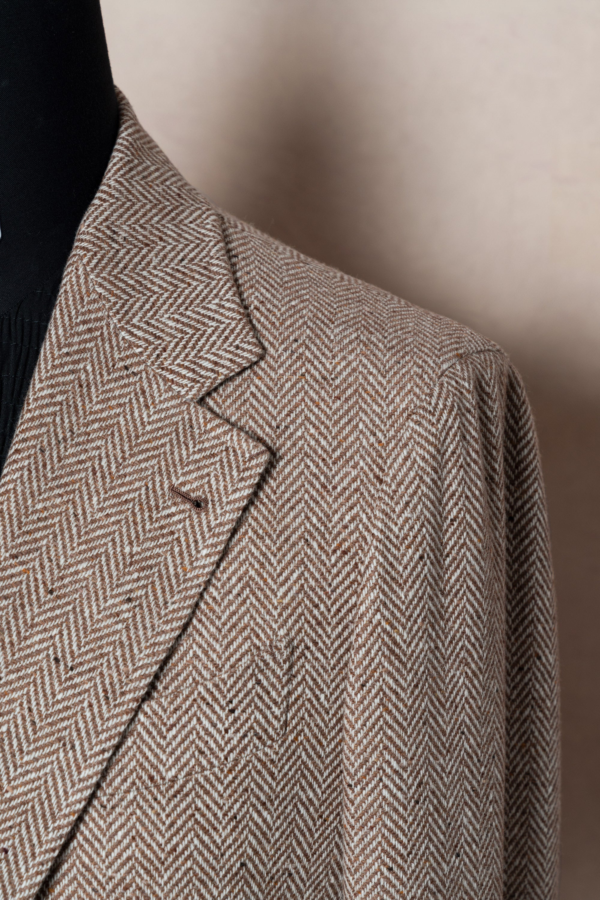 Camel Herringbone Blending Jacket #283