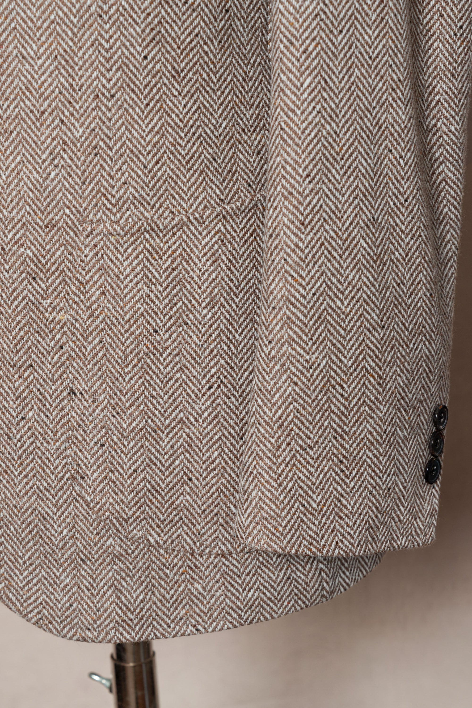 Camel Herringbone Blending Jacket #283