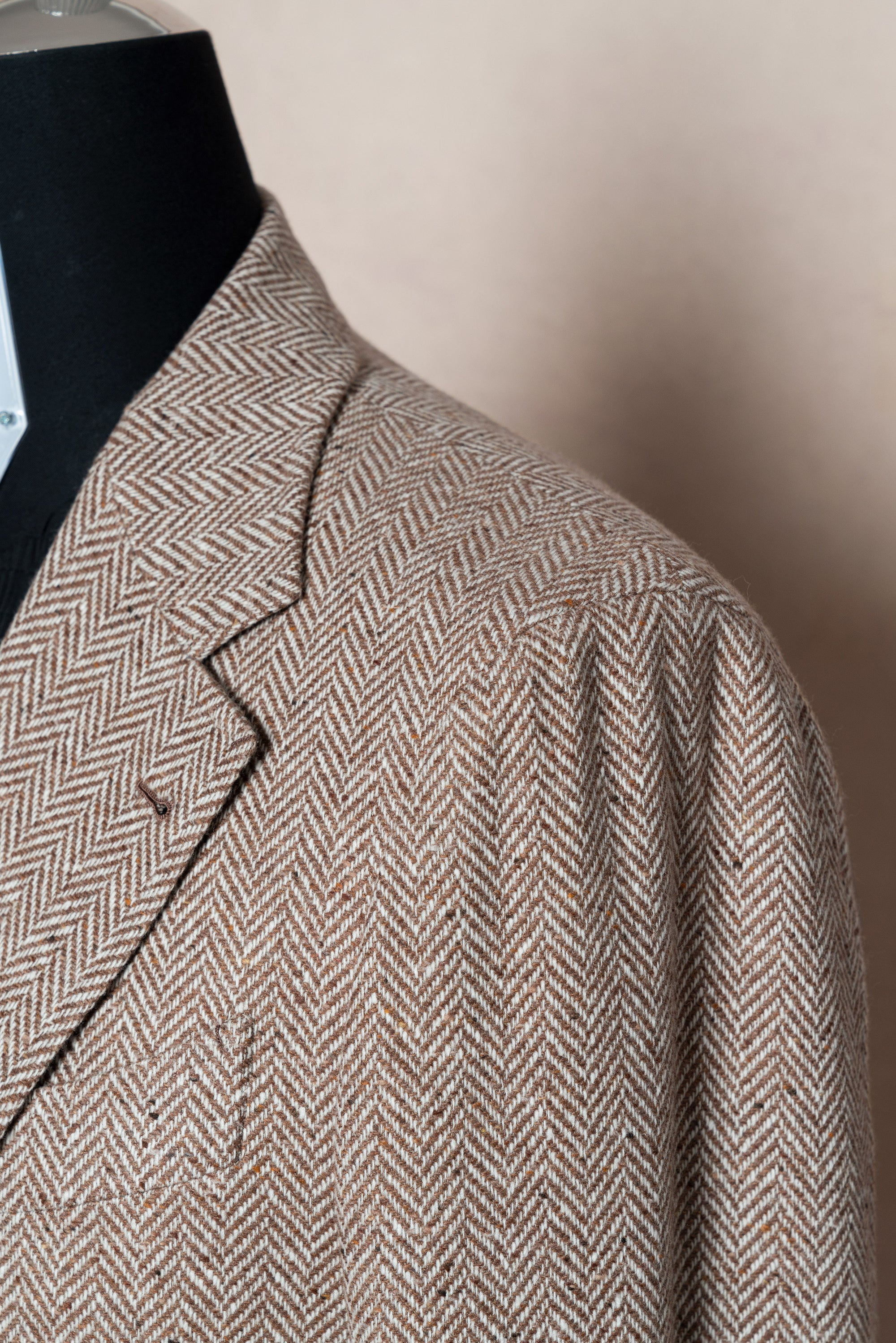 Camel Herringbone Blending Jacket #283