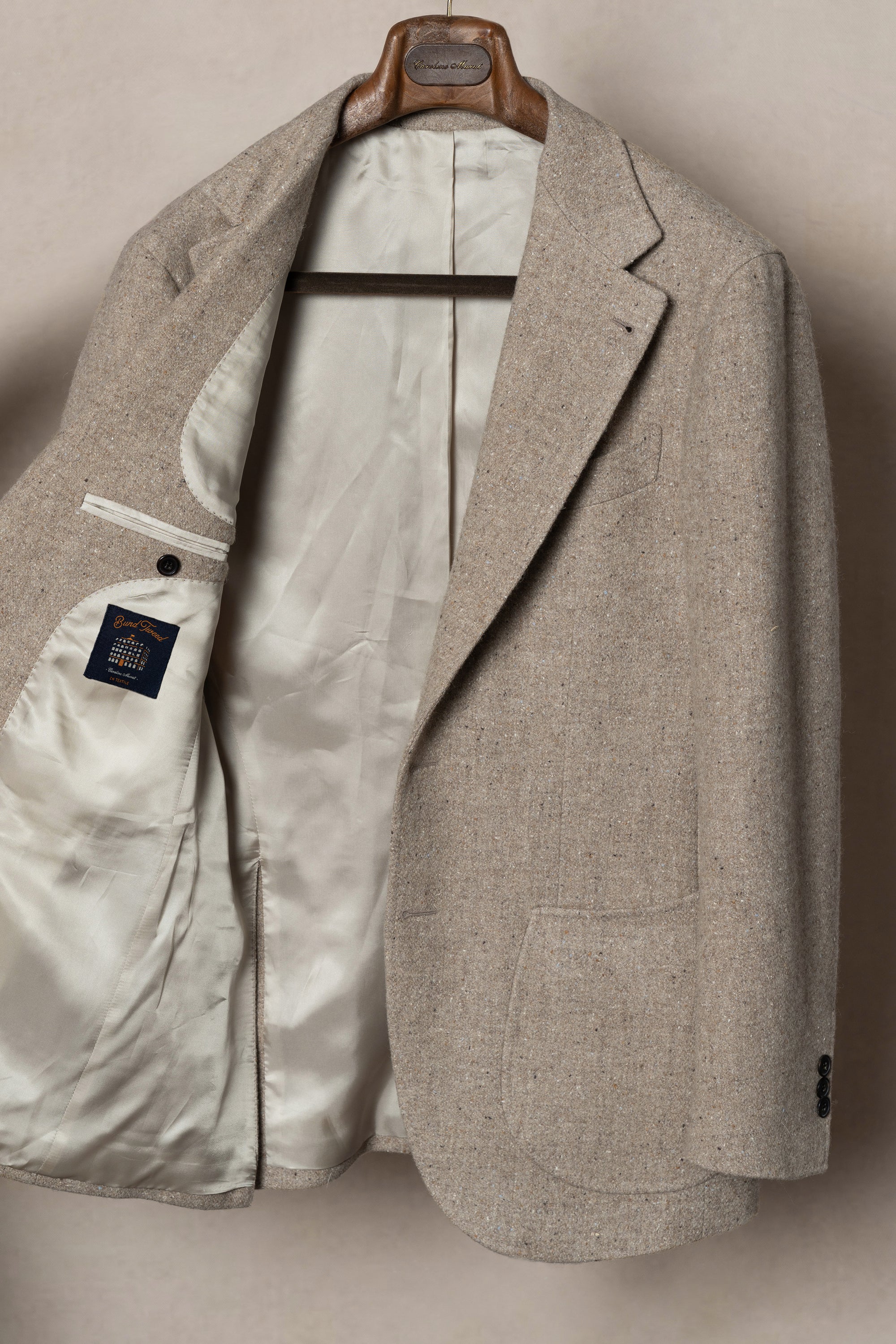 Camel Donegal Tweed Jacket #280