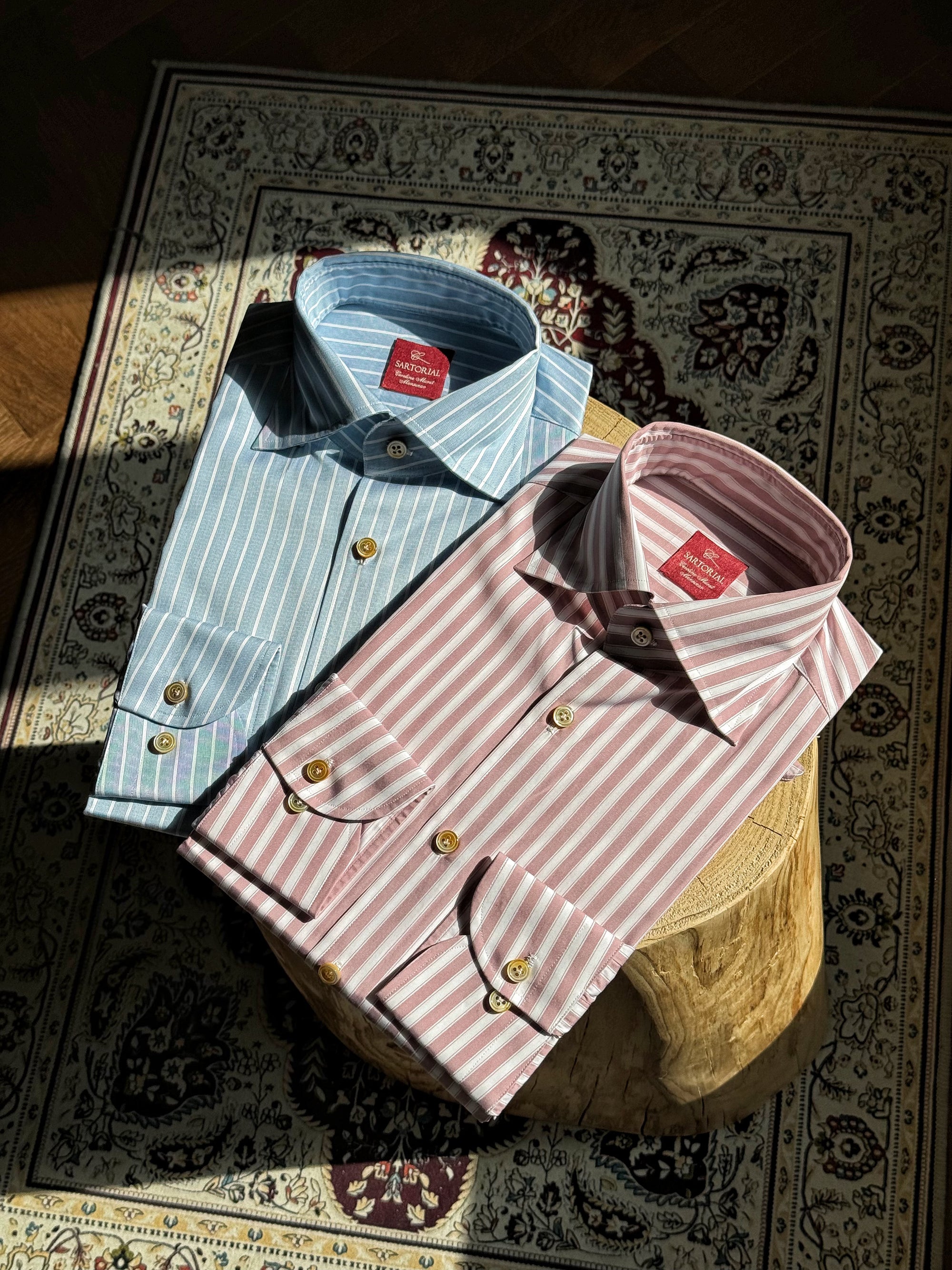MTO Hand-stitched Stripe Shirt
