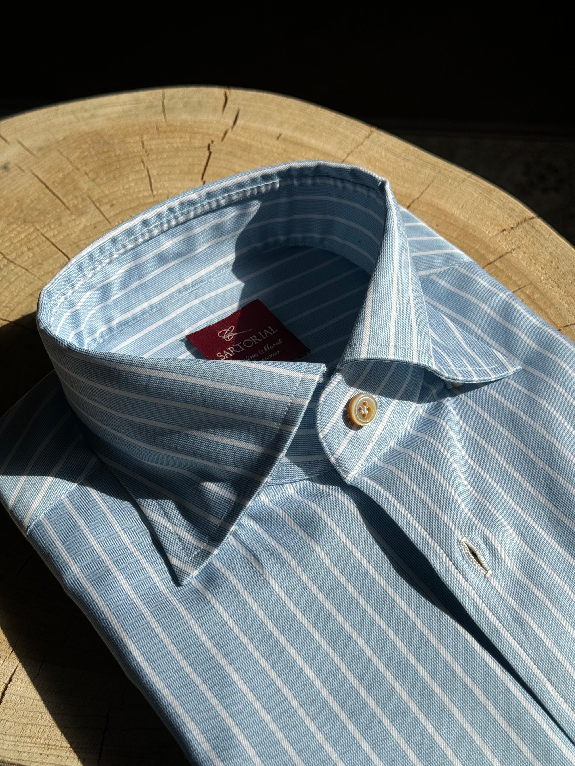 MTO Hand-stitched Stripe Shirt