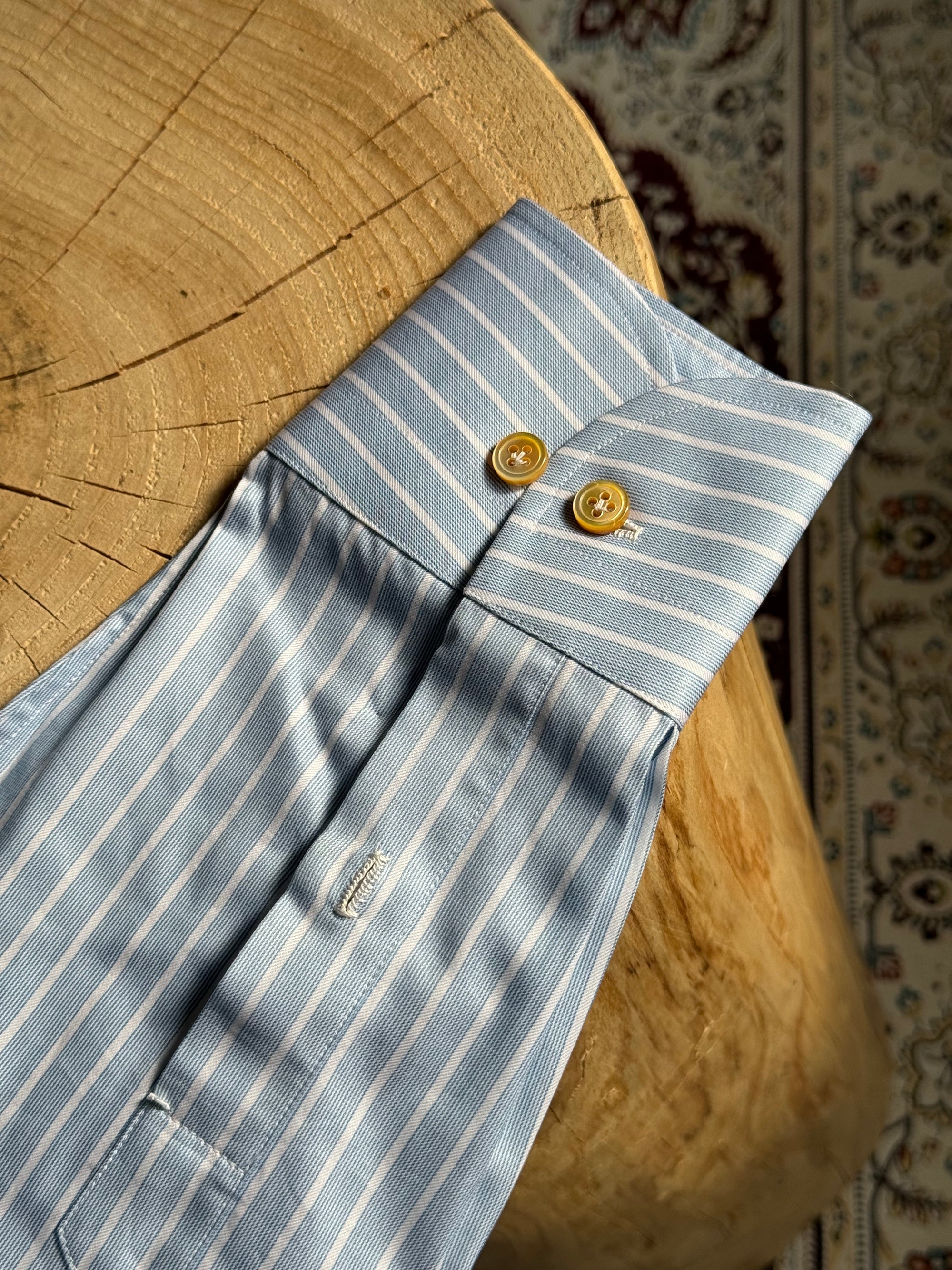 MTO Hand-stitched Stripe Shirt