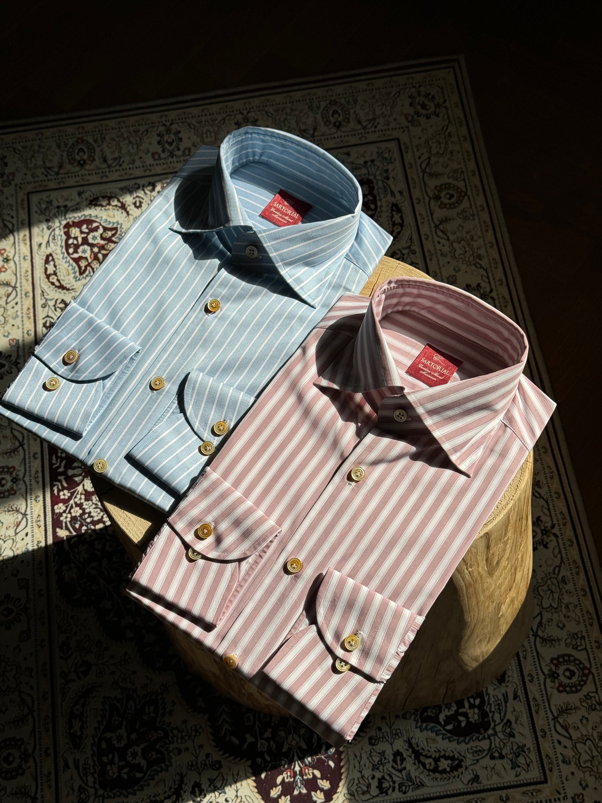 MTO Hand-stitched Stripe Shirt
