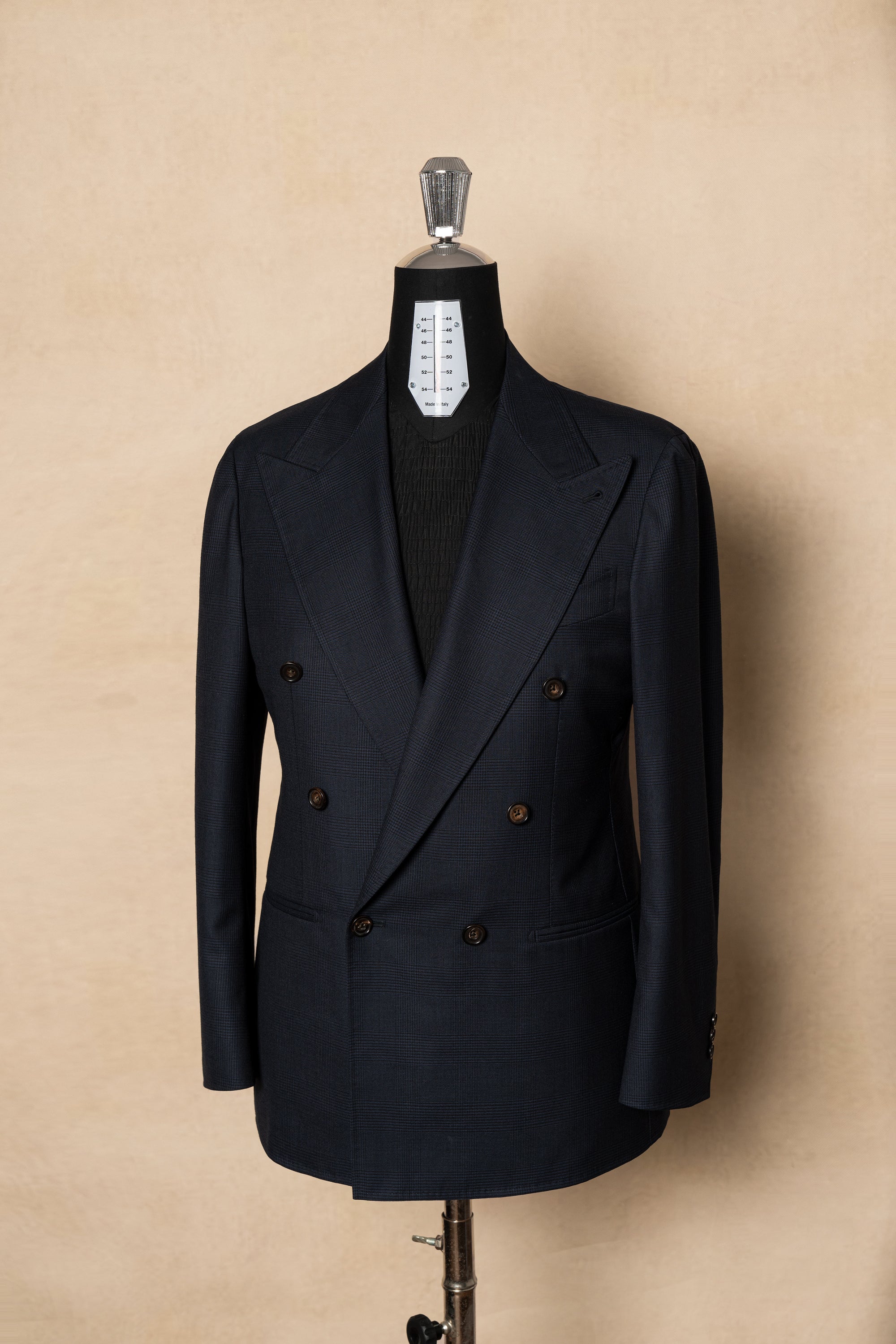 Dark Navy Glen Check Suit #211