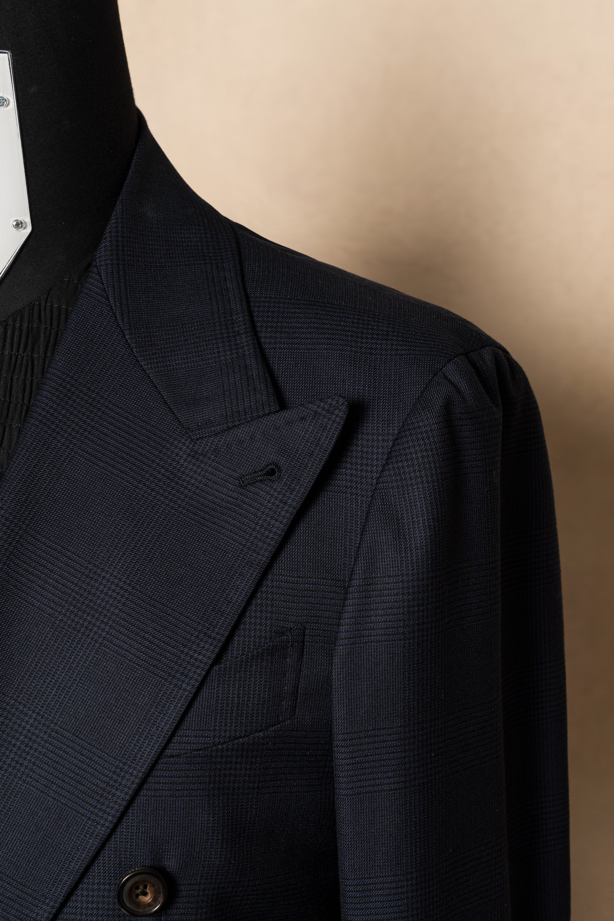 Dark Navy Glen Check Suit #211