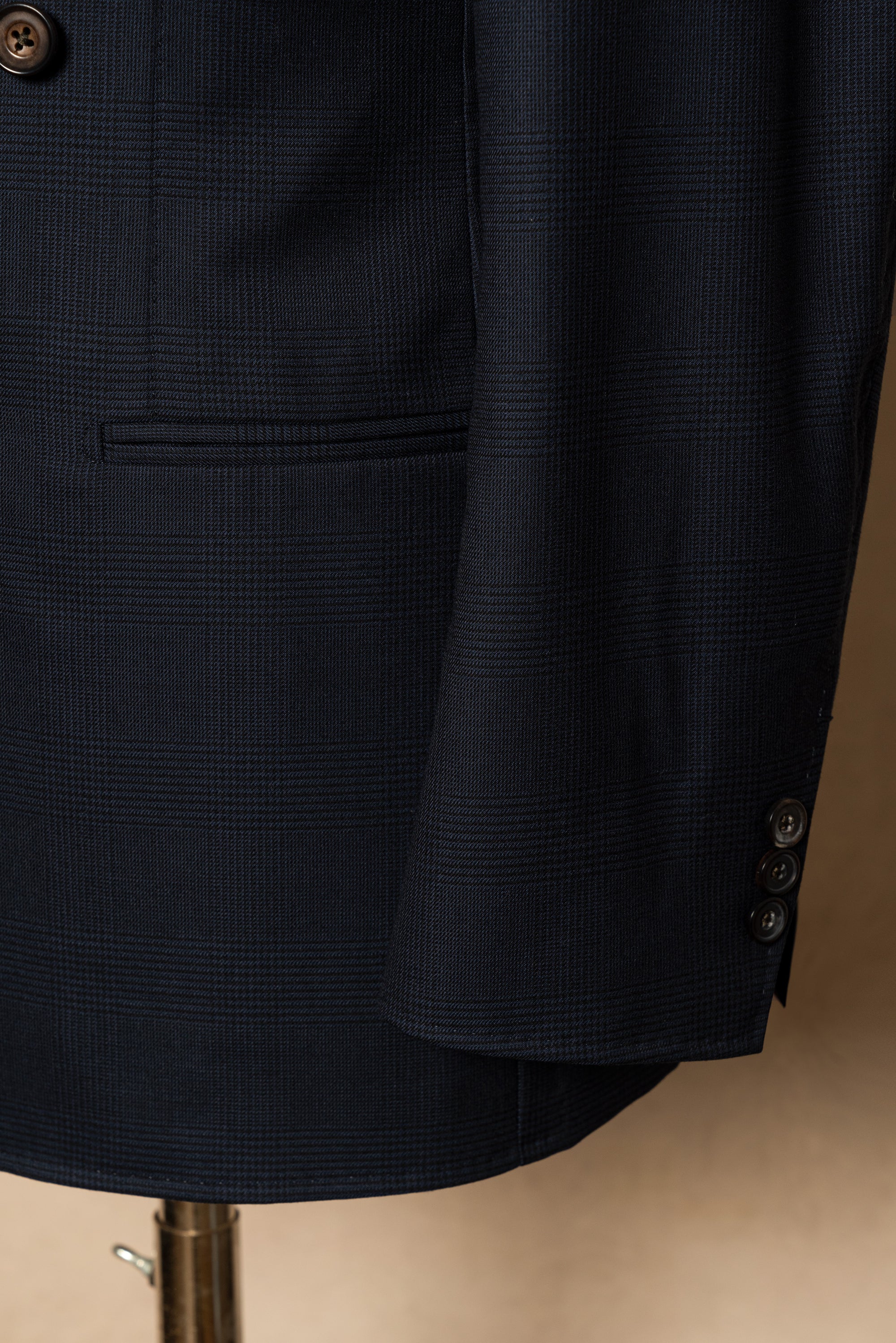 Dark Navy Glen Check Suit #211
