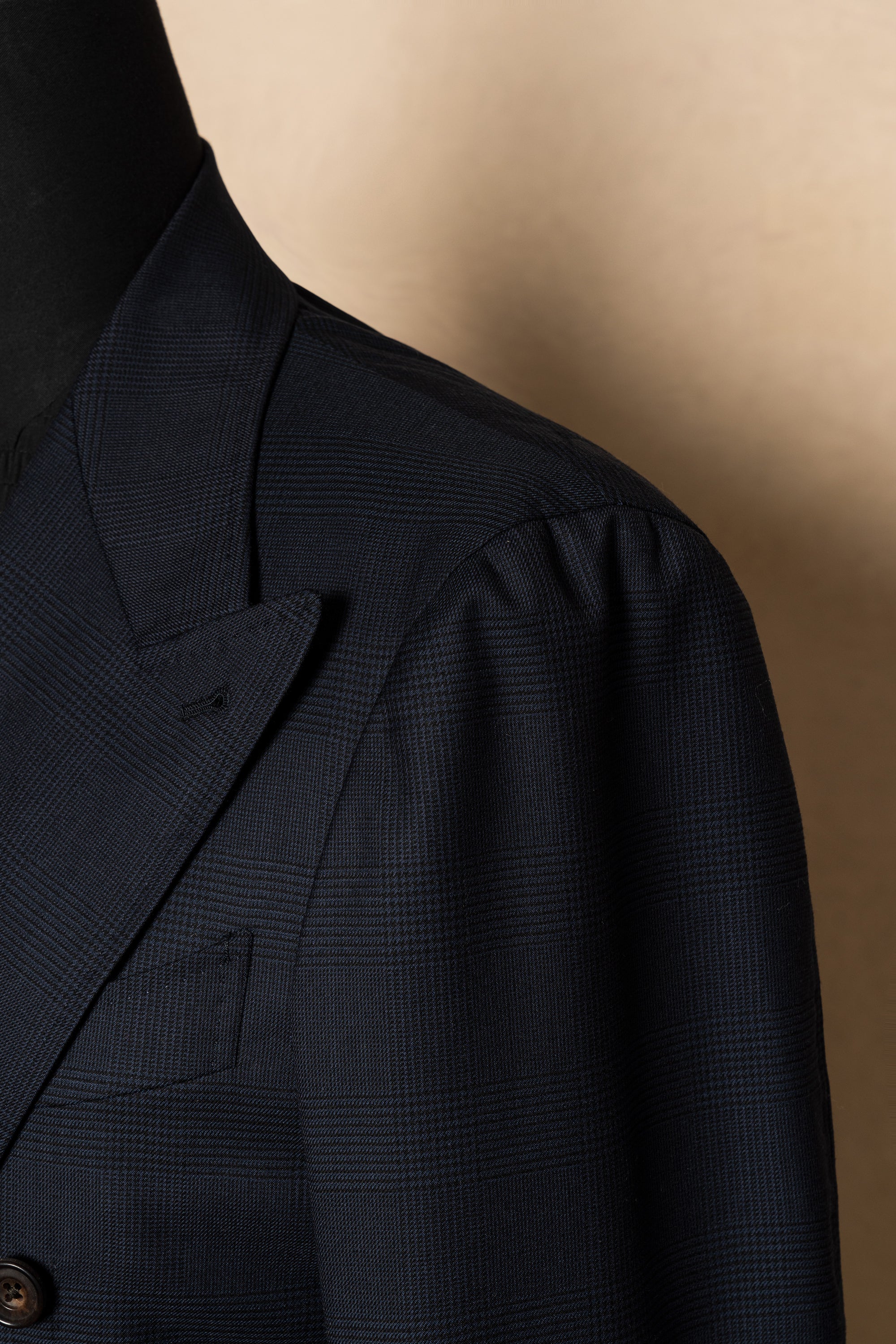 Dark Navy Glen Check Suit #211