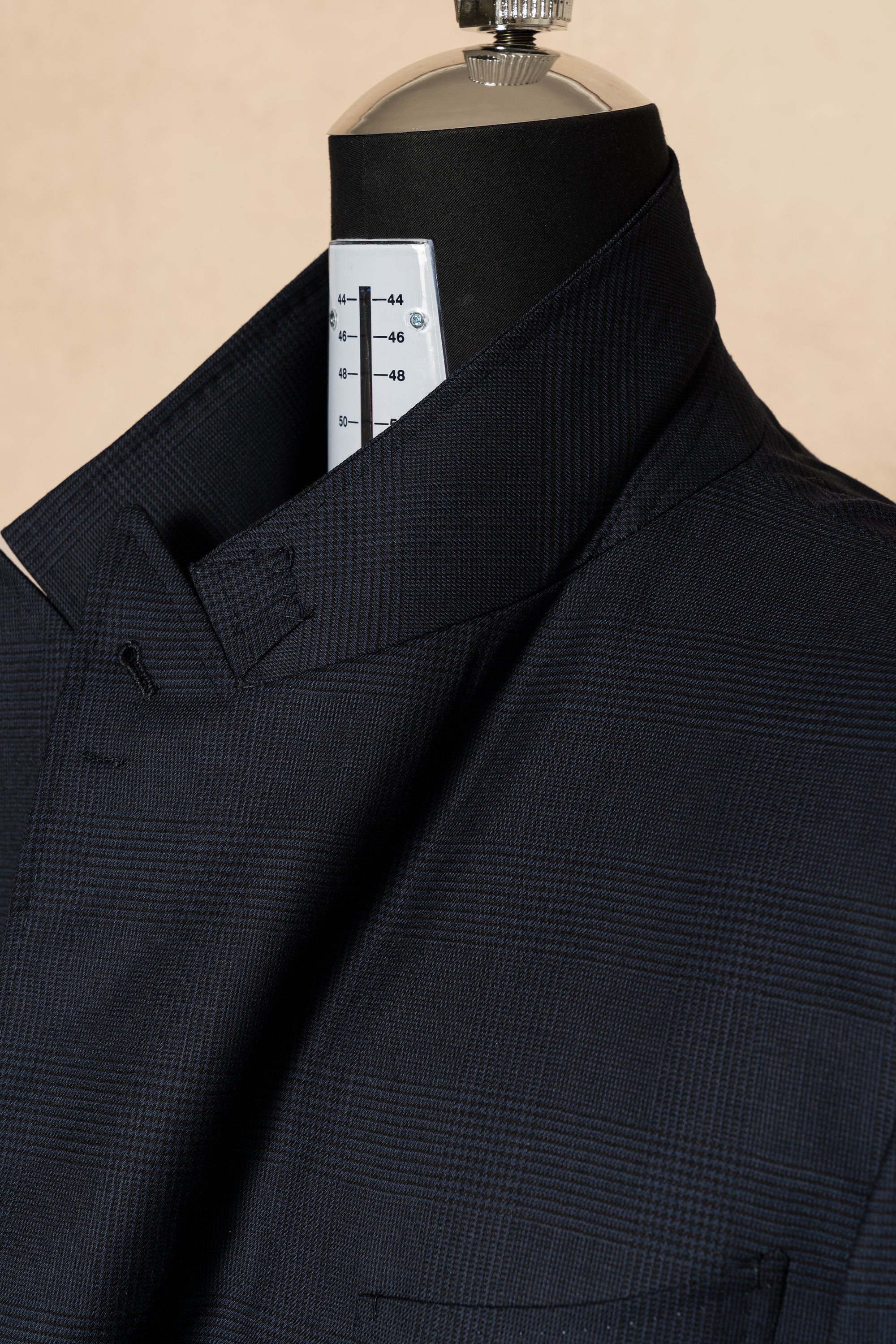 Dark Navy Glen Check Suit #211