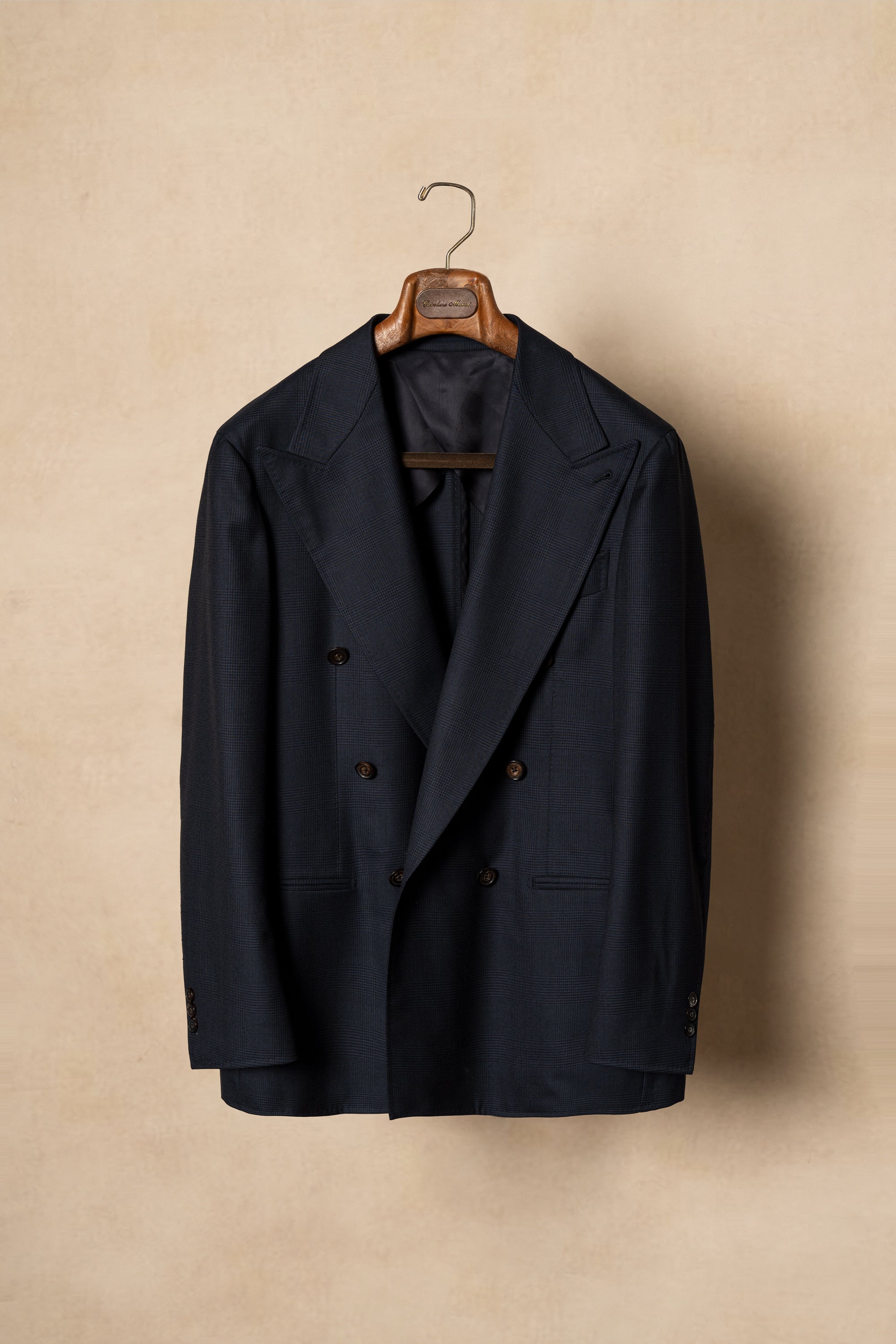 Dark Navy Glen Check Suit #211