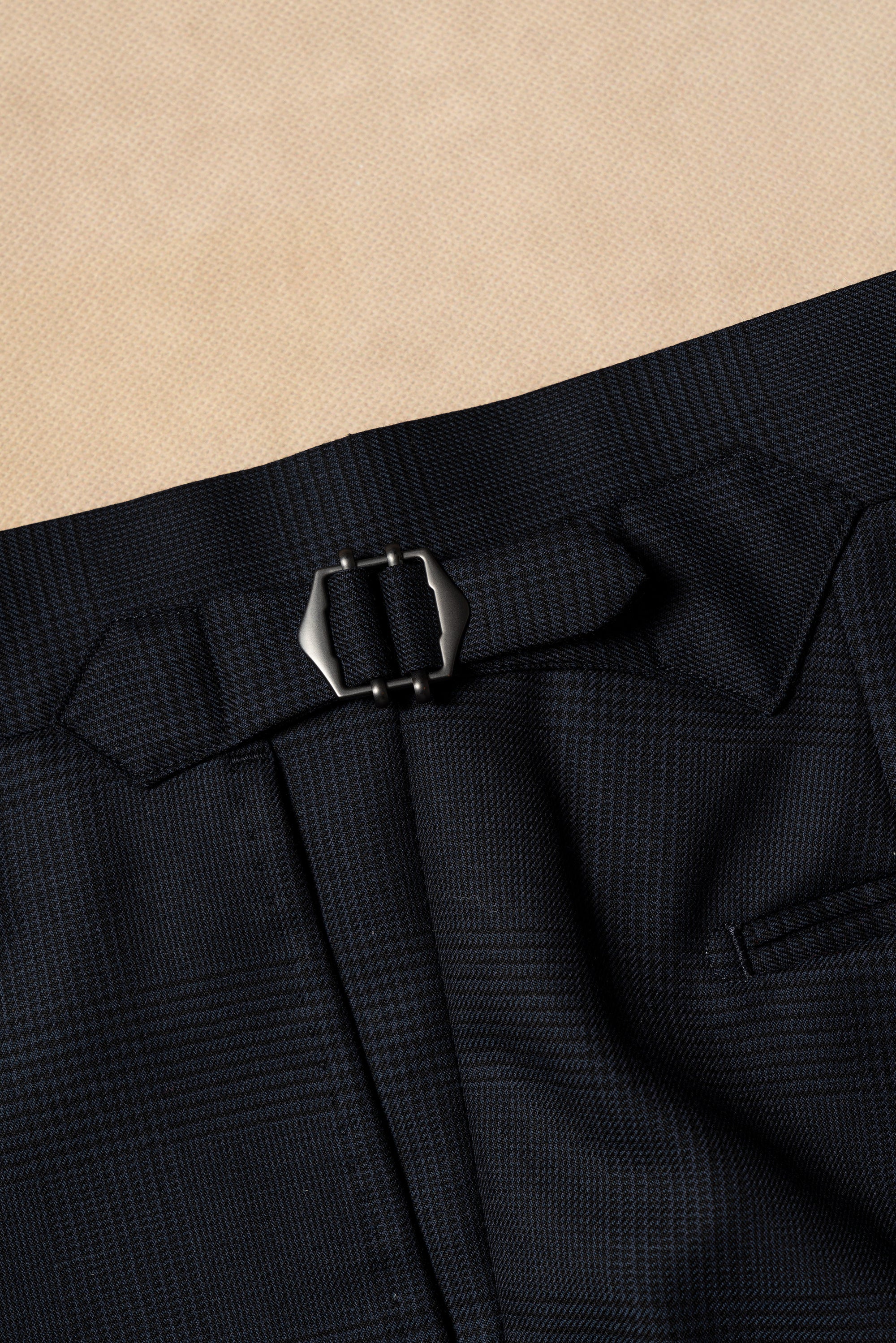 Dark Navy Glen Check Suit #211