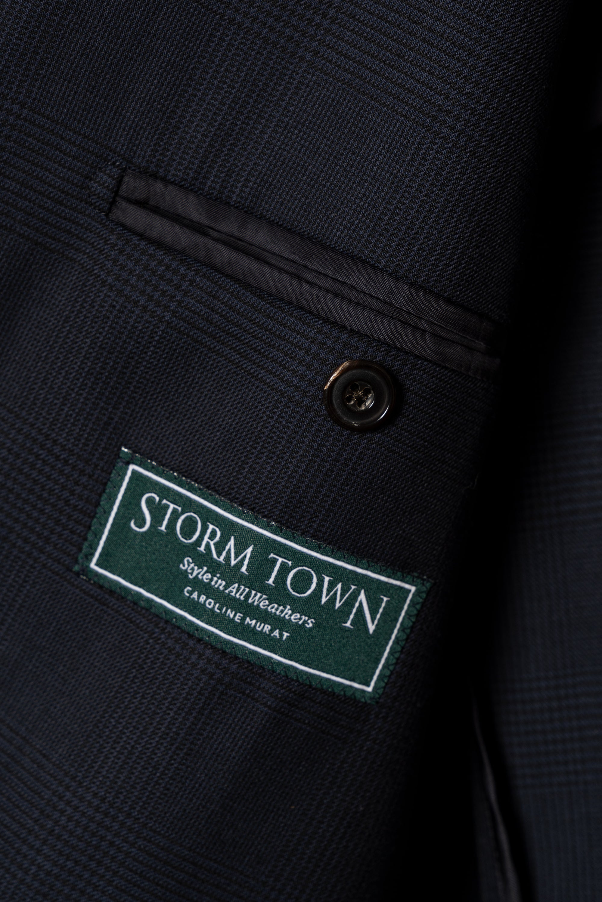 Dark Navy Glen Check Suit #211