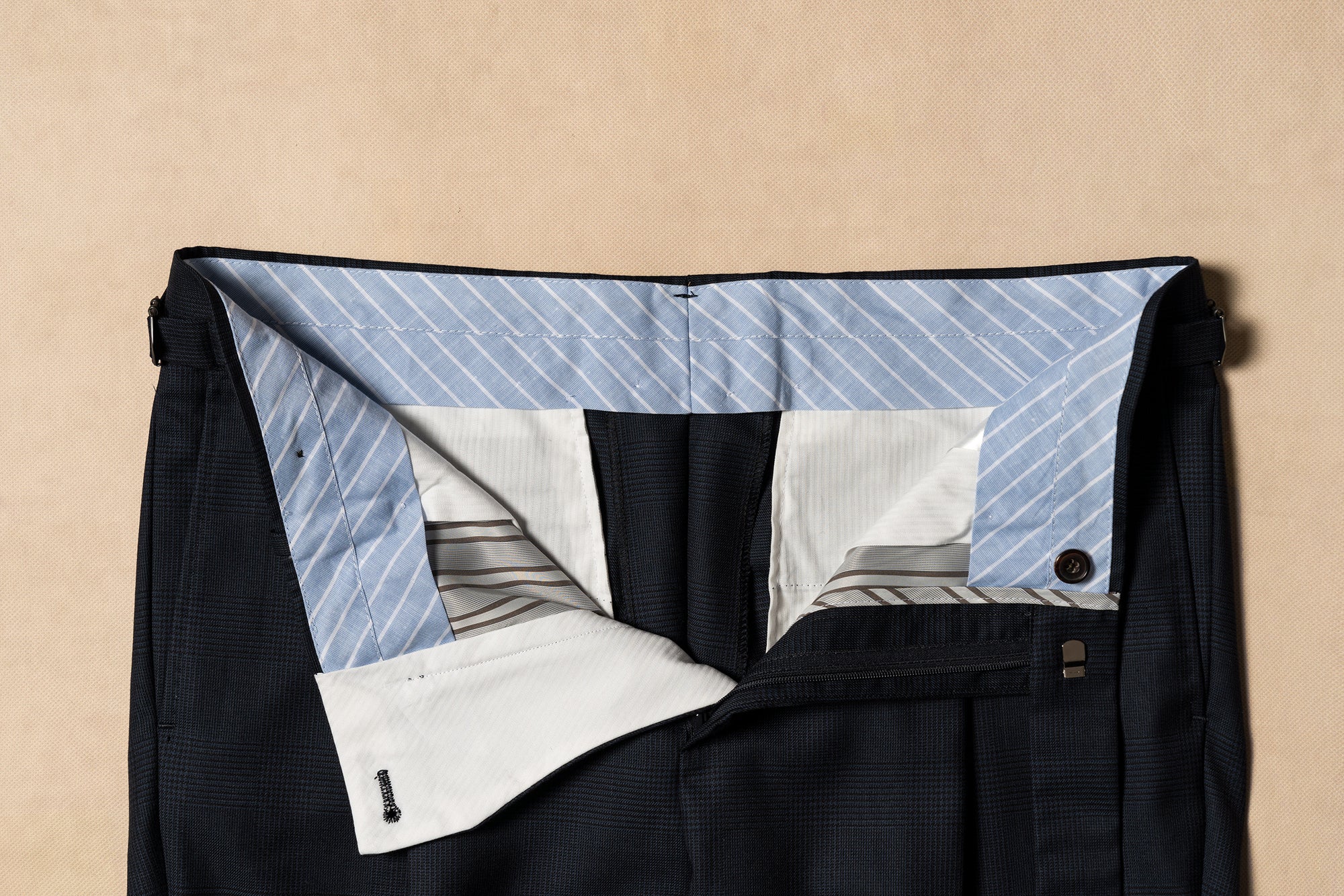 Dark Navy Glen Check Suit #211