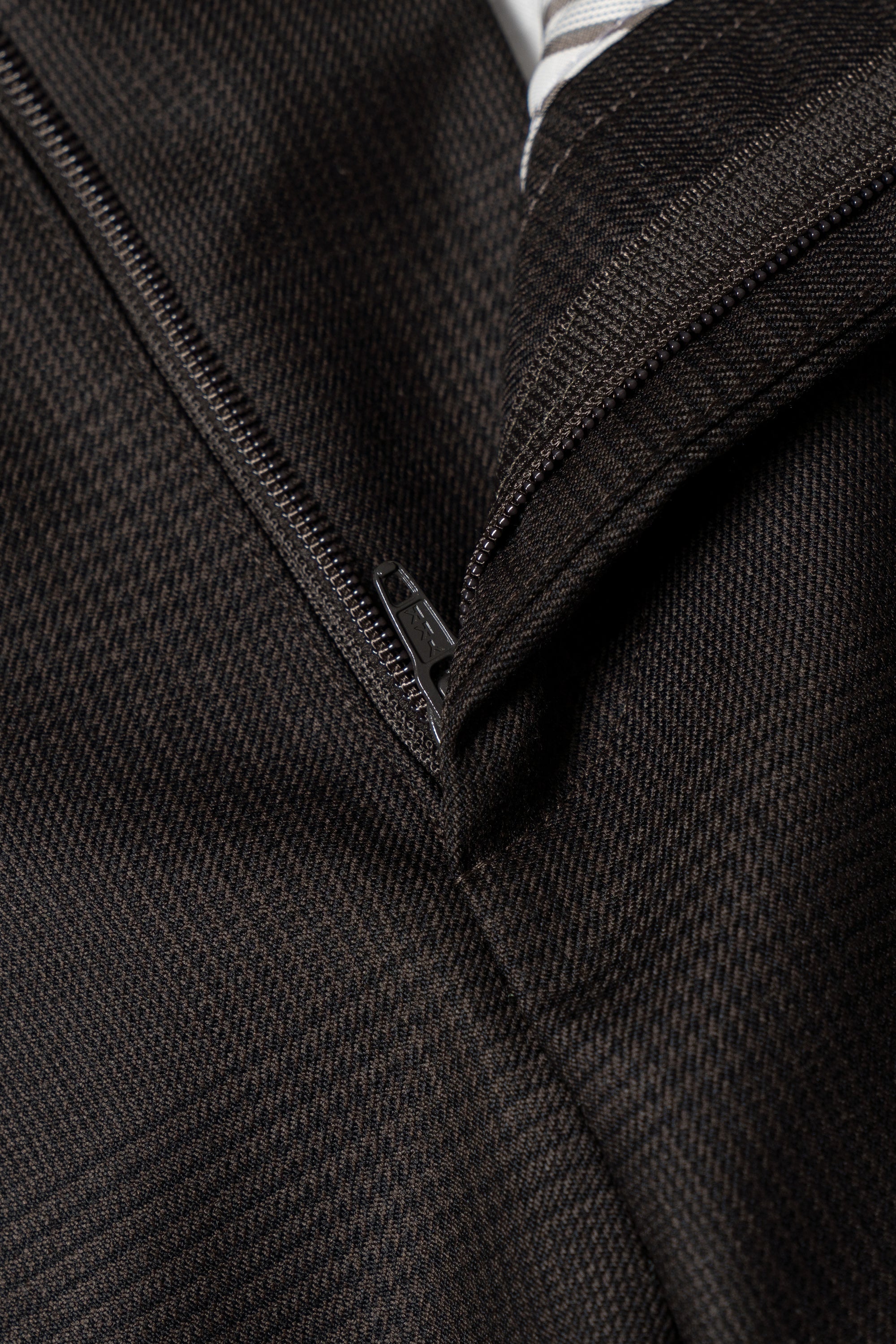 Dark Brown Glen Check Suit #210