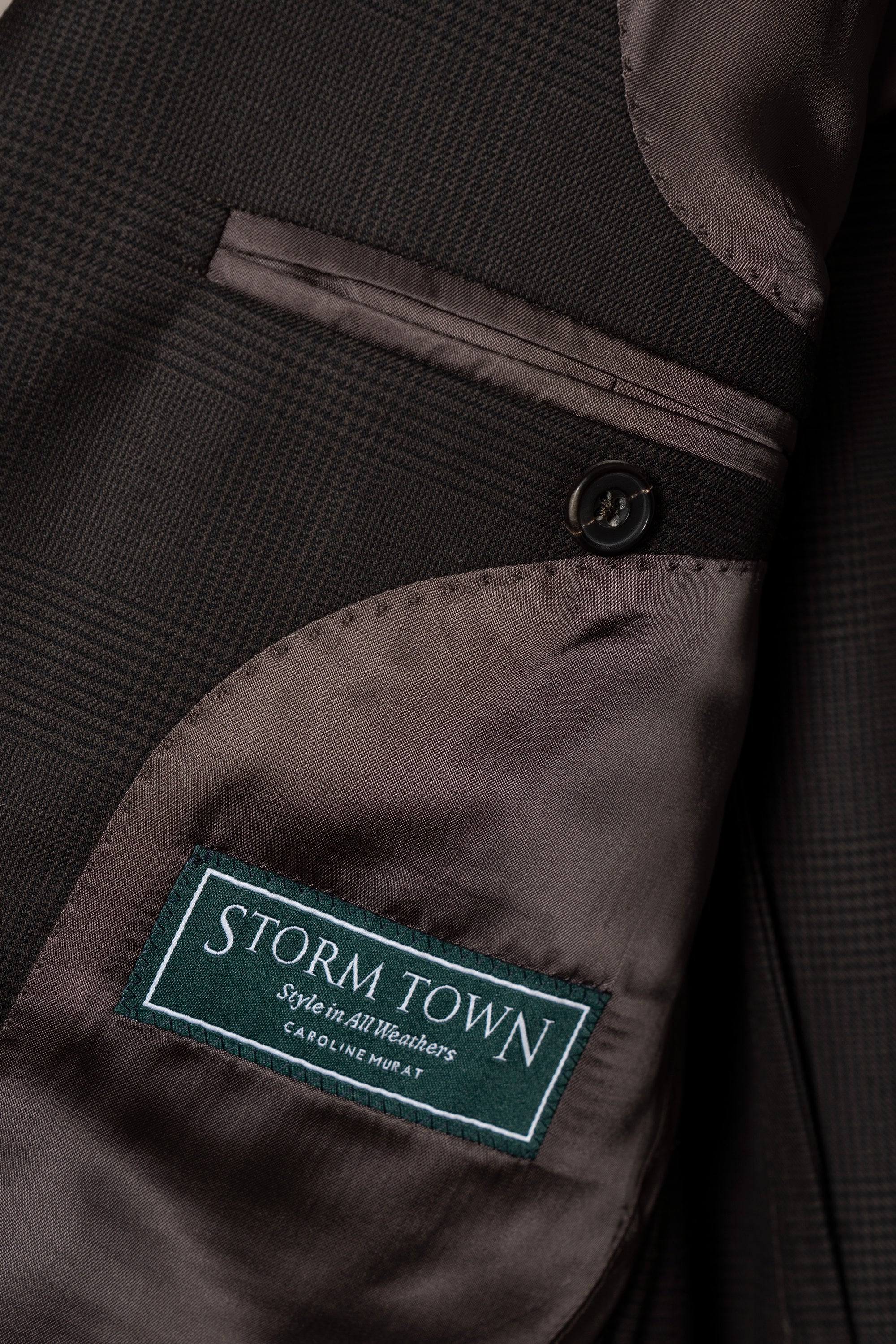 Dark Brown Glen Check Suit #210