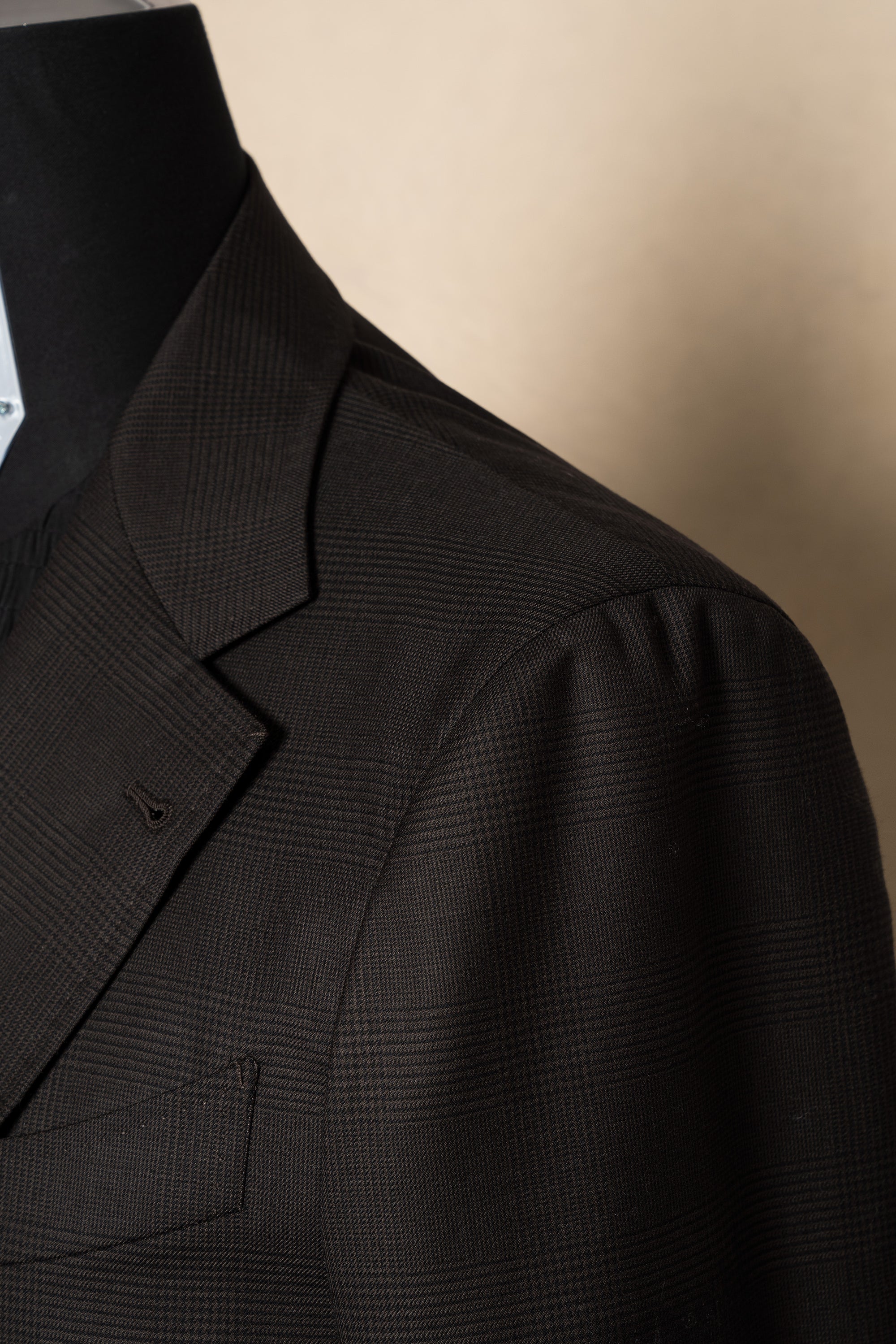 Dark Brown Glen Check Suit #210