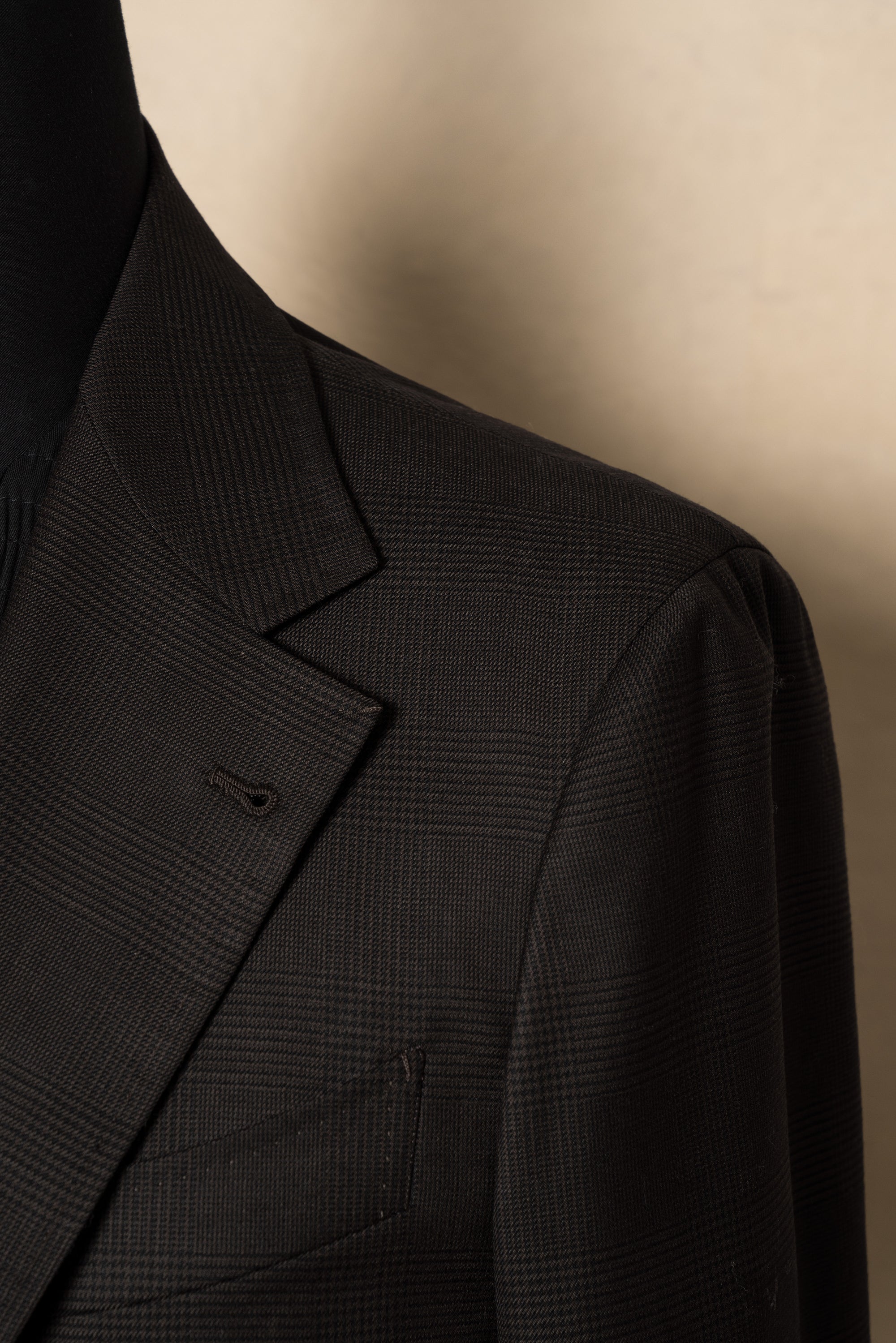 Dark Brown Glen Check Suit #210