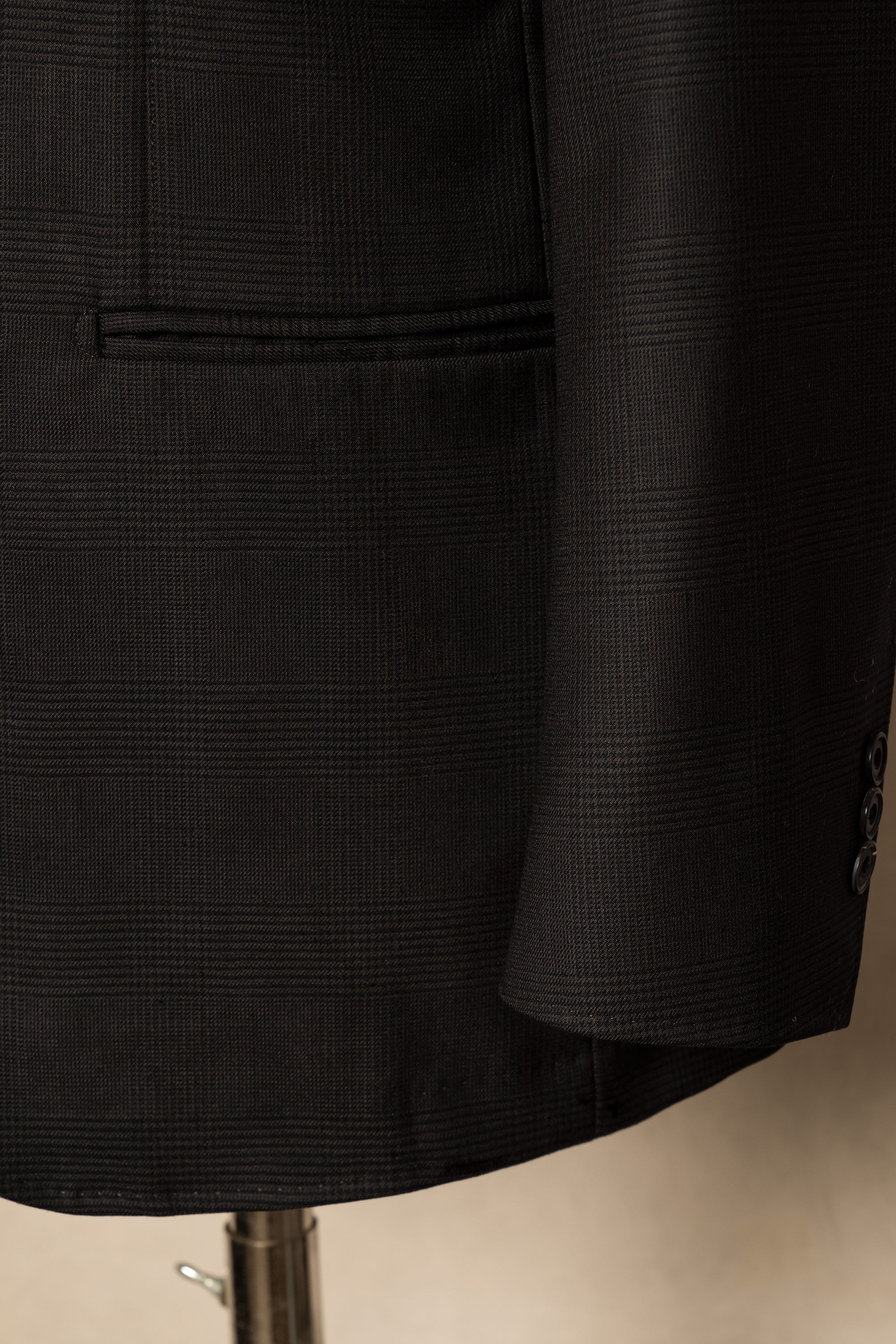 Dark Brown Glen Check Suit #210