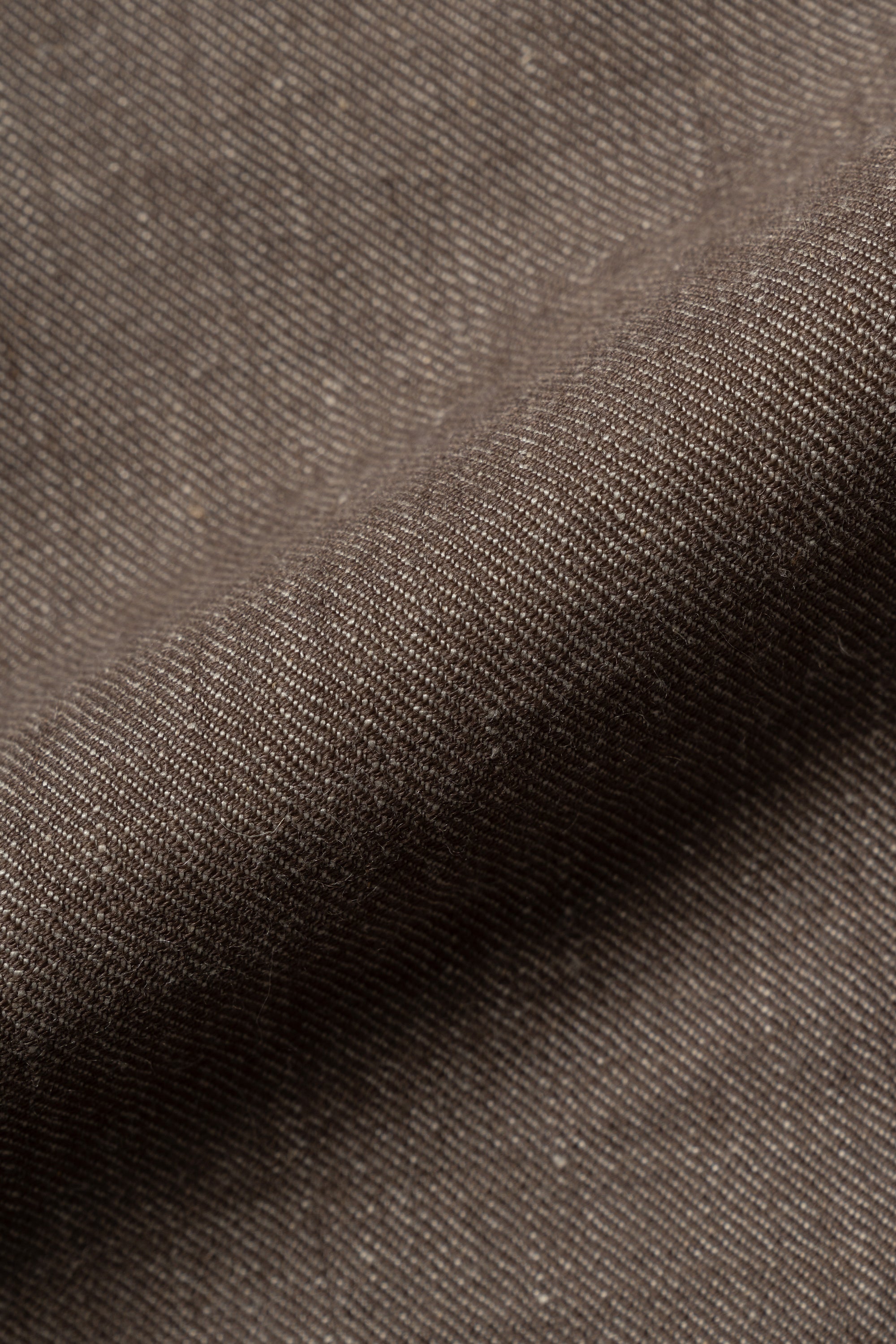Brown Linen Wool Teba Jacket