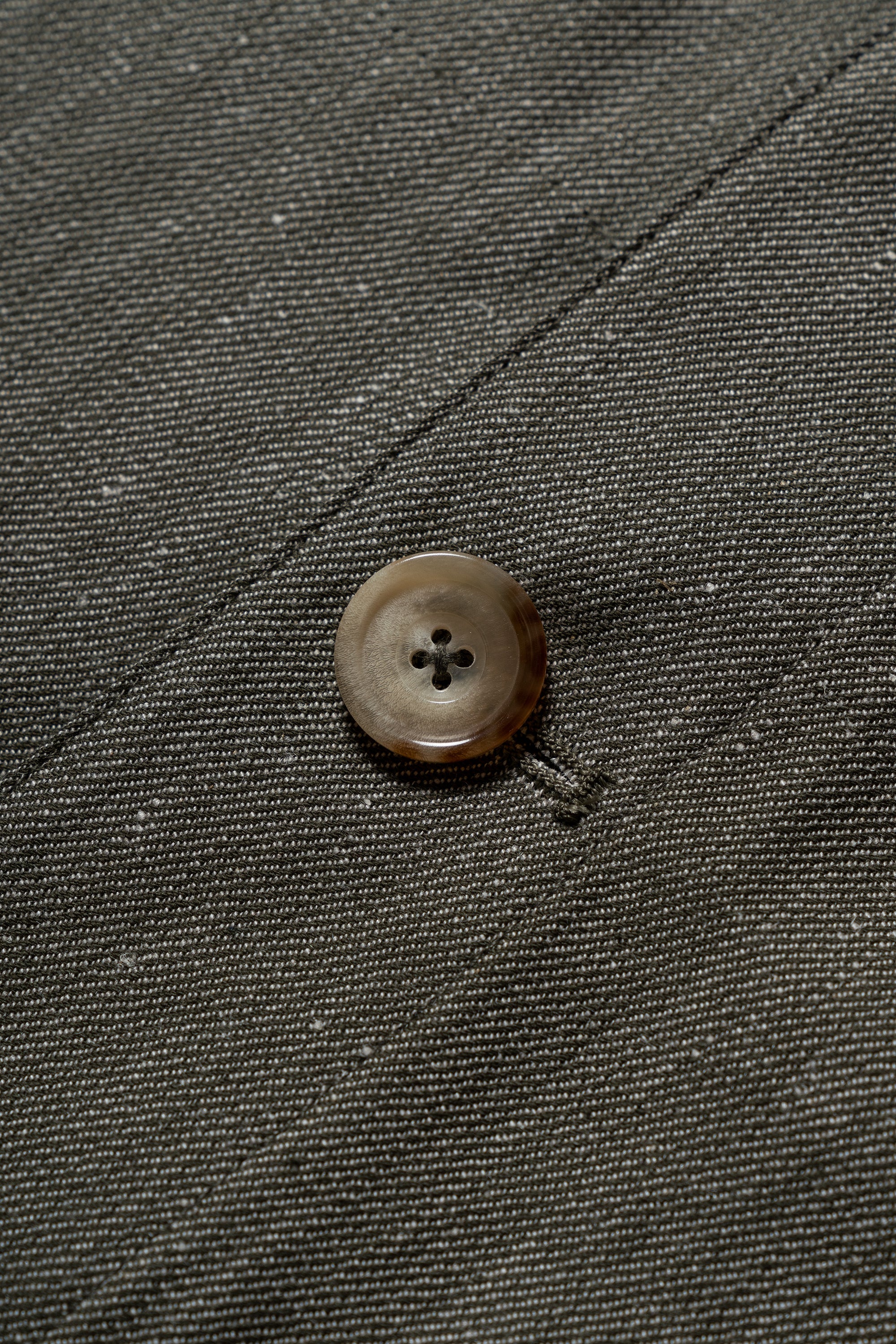 Slate Olive Linen Cotton Chore Jacket