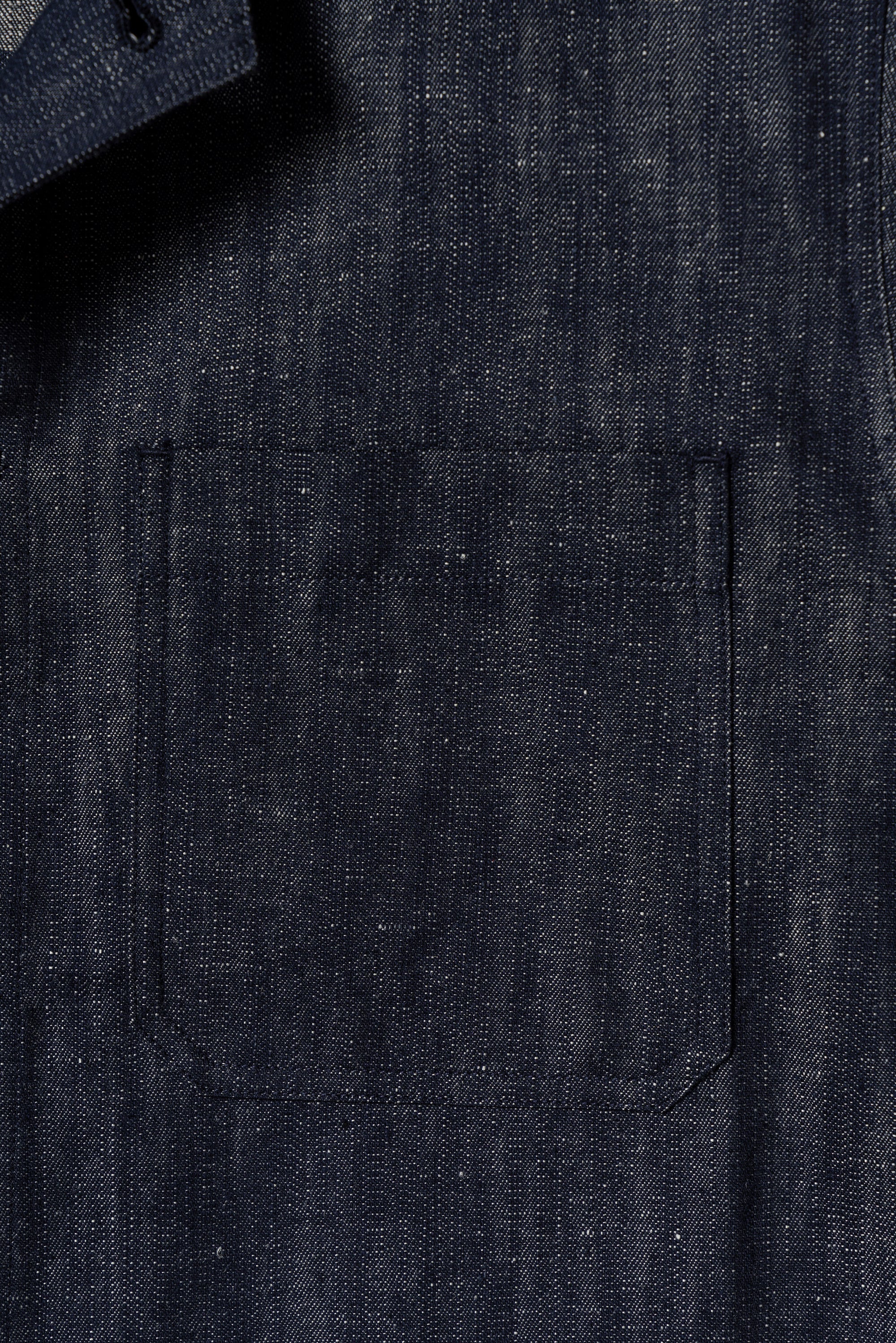 Denim Linen Cotton Chore Jacket